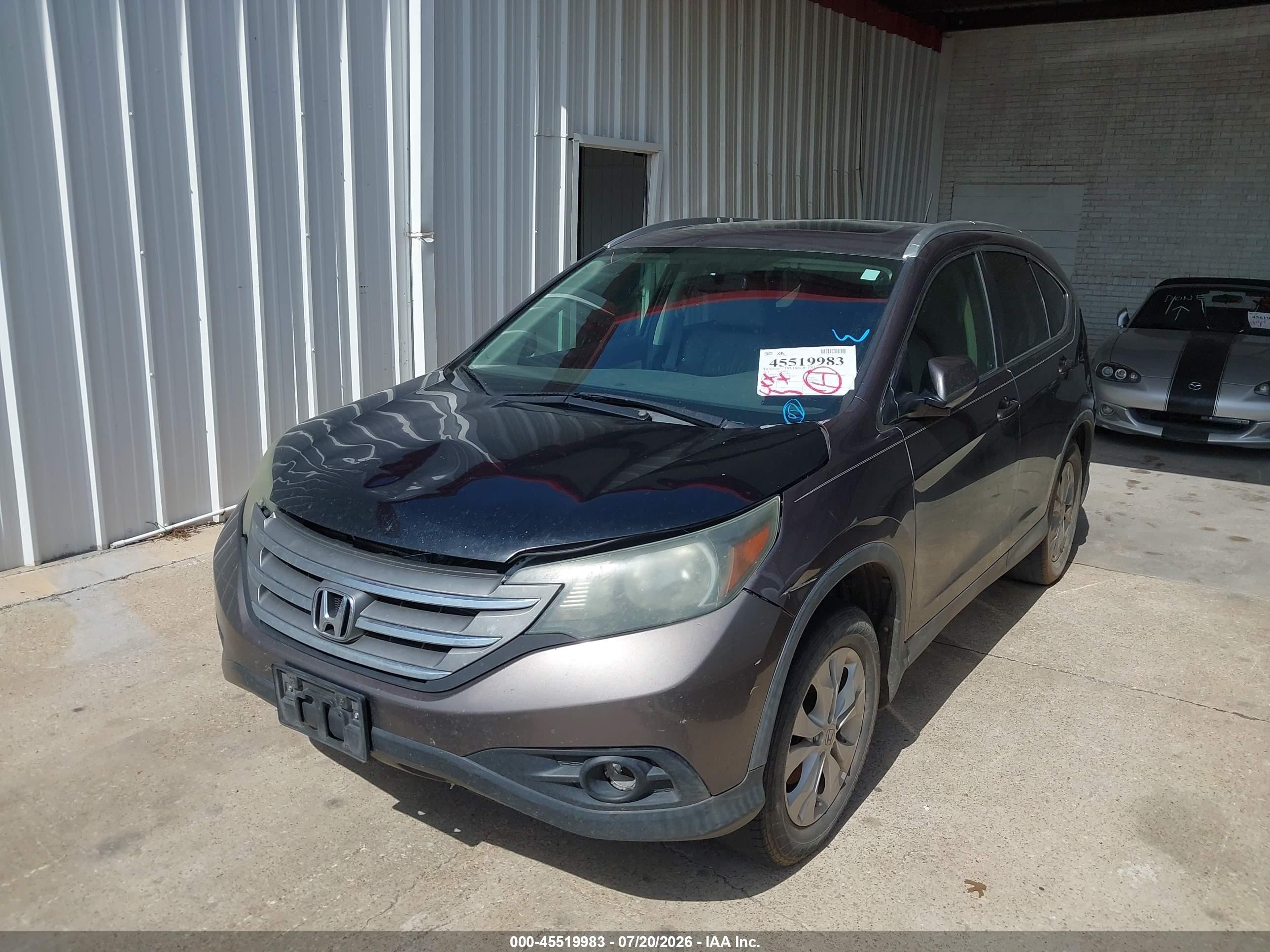 2014 Honda Cr-v Ex-l Brown vin: 2HKRM3H71EH526890