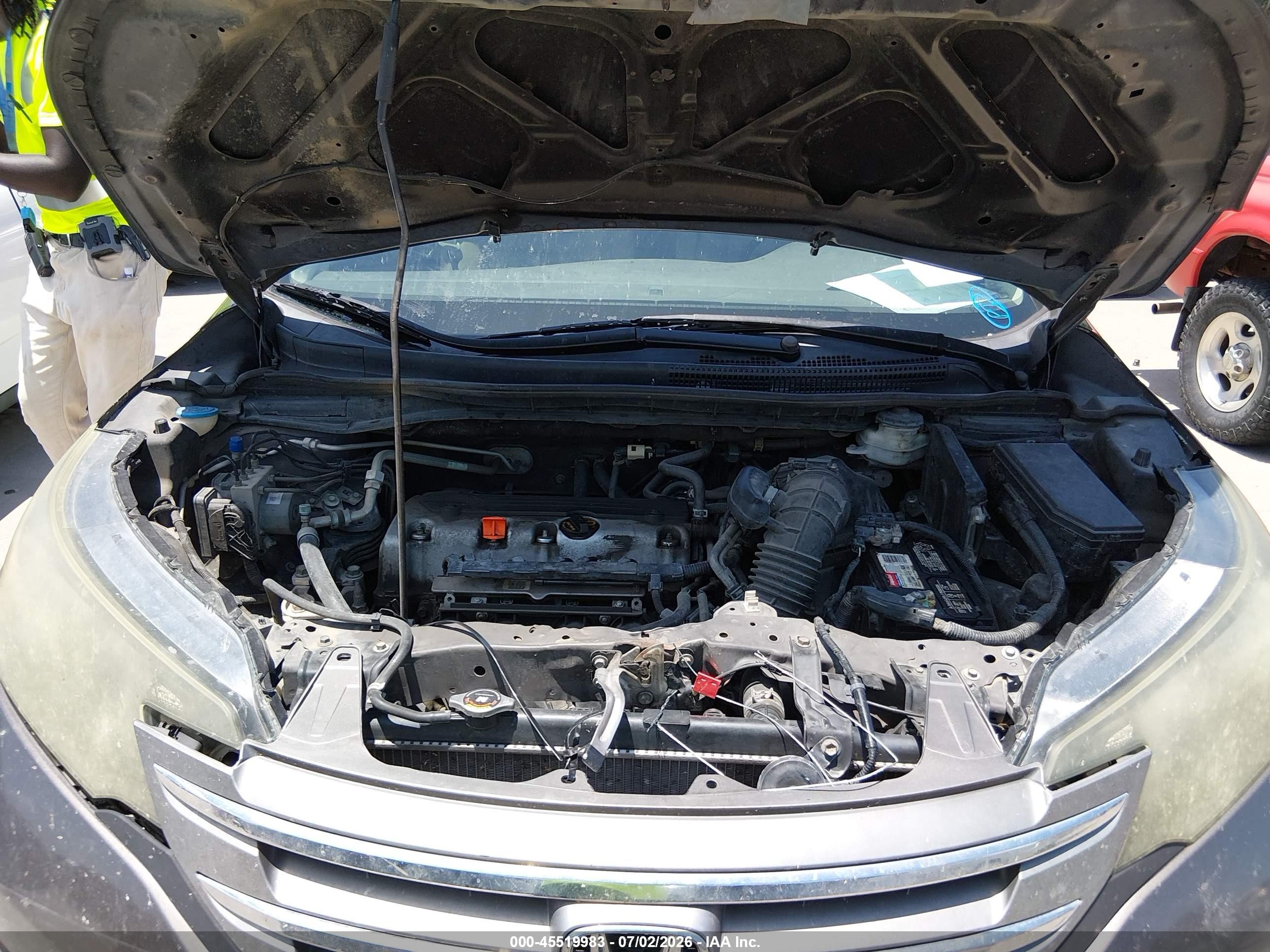 2014 Honda Cr-v Ex-l Brown vin: 2HKRM3H71EH526890