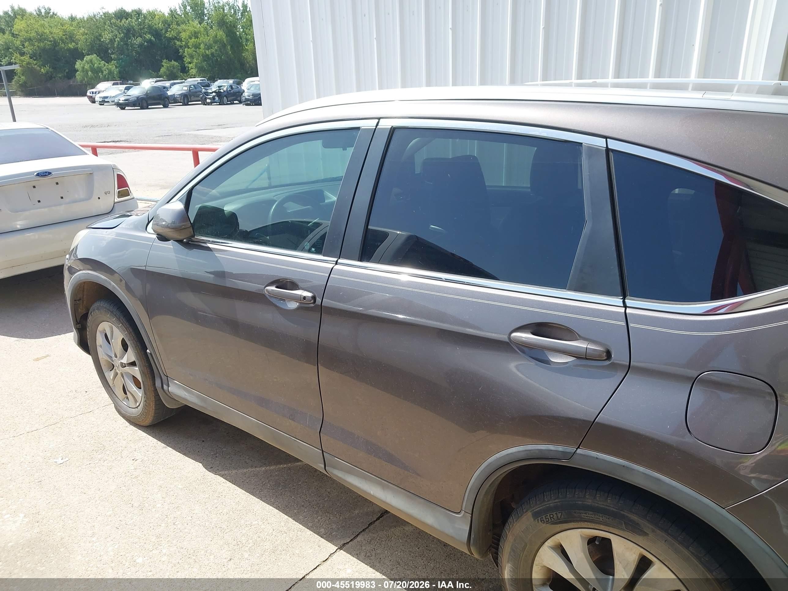 2014 Honda Cr-v Ex-l Brown vin: 2HKRM3H71EH526890