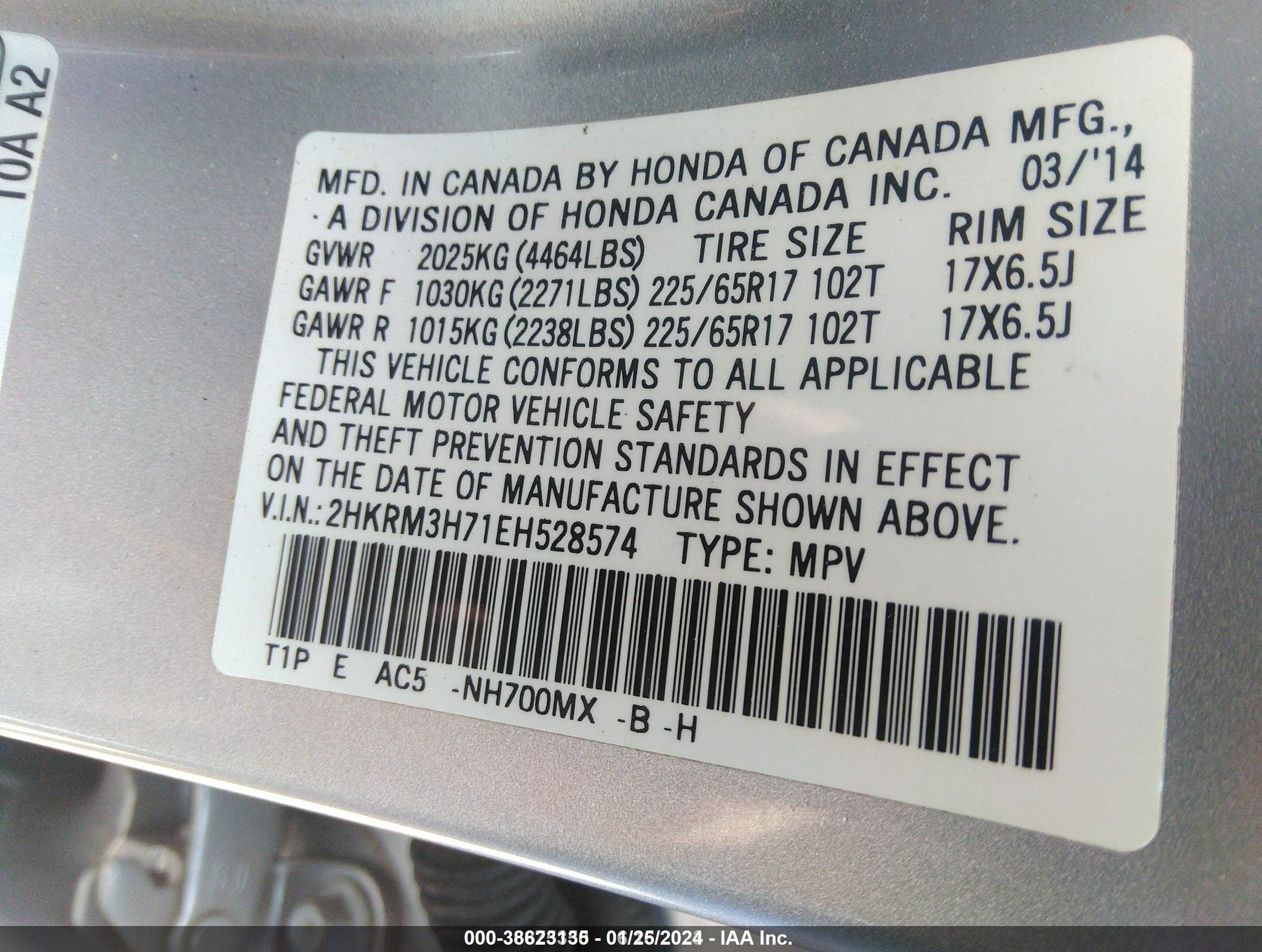 2014 Honda Cr-v Ex-l Silver vin: 2HKRM3H71EH528574
