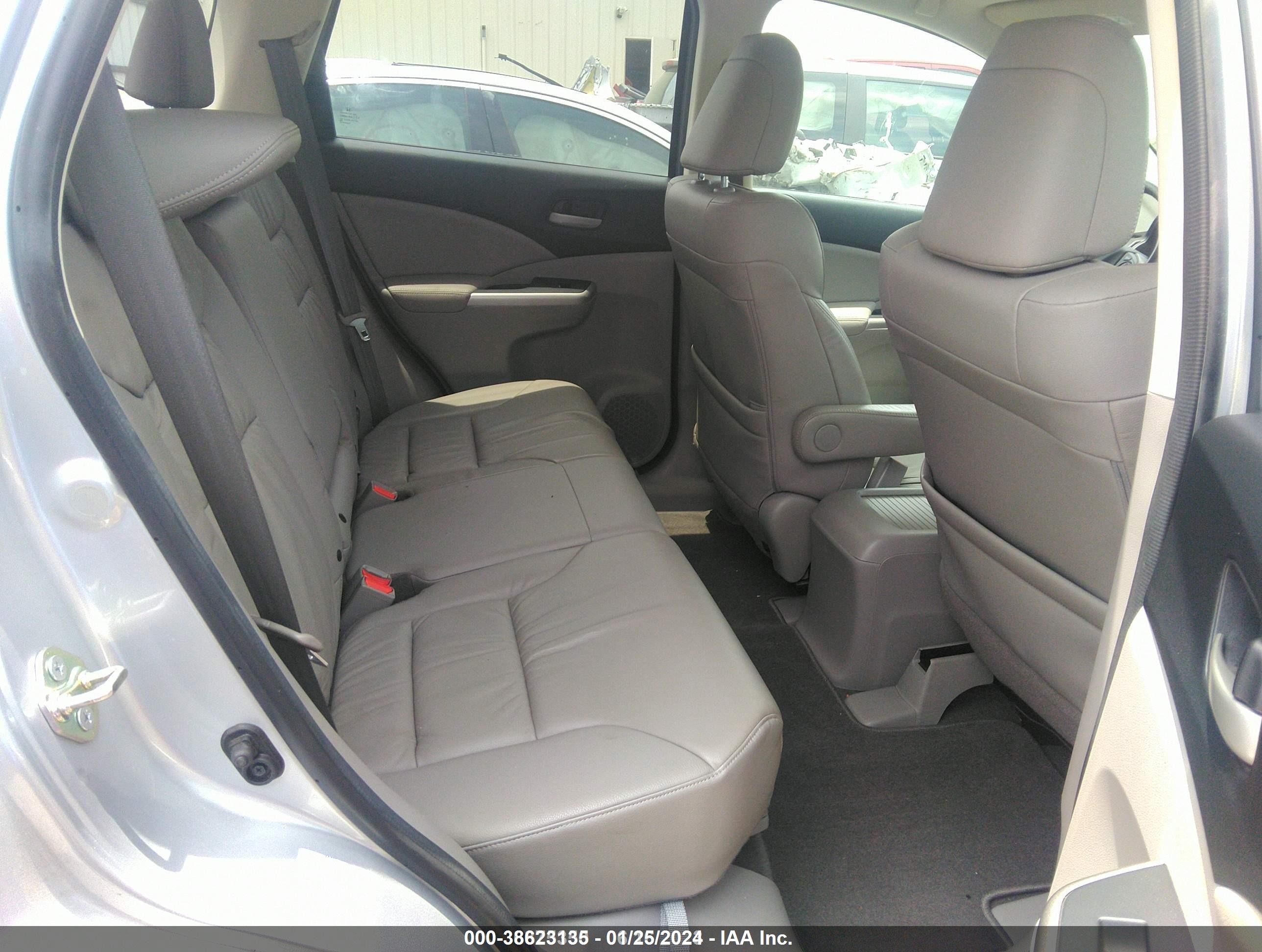 2014 Honda Cr-v Ex-l Silver vin: 2HKRM3H71EH528574