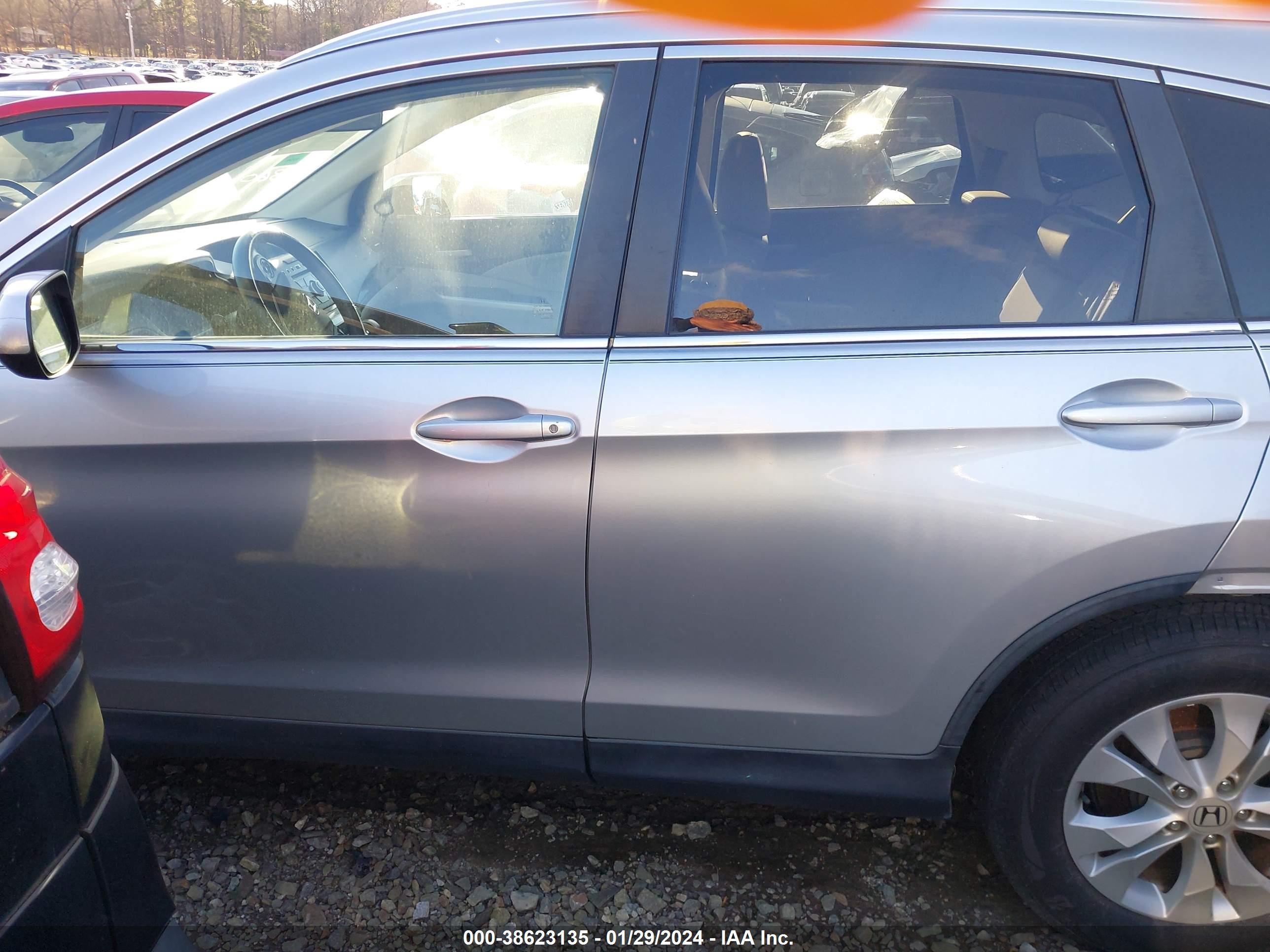 2014 Honda Cr-v Ex-l Silver vin: 2HKRM3H71EH528574