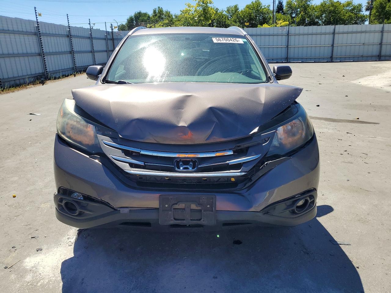 2014 Honda Cr-v Exl Gray vin: 2HKRM3H71EH556794