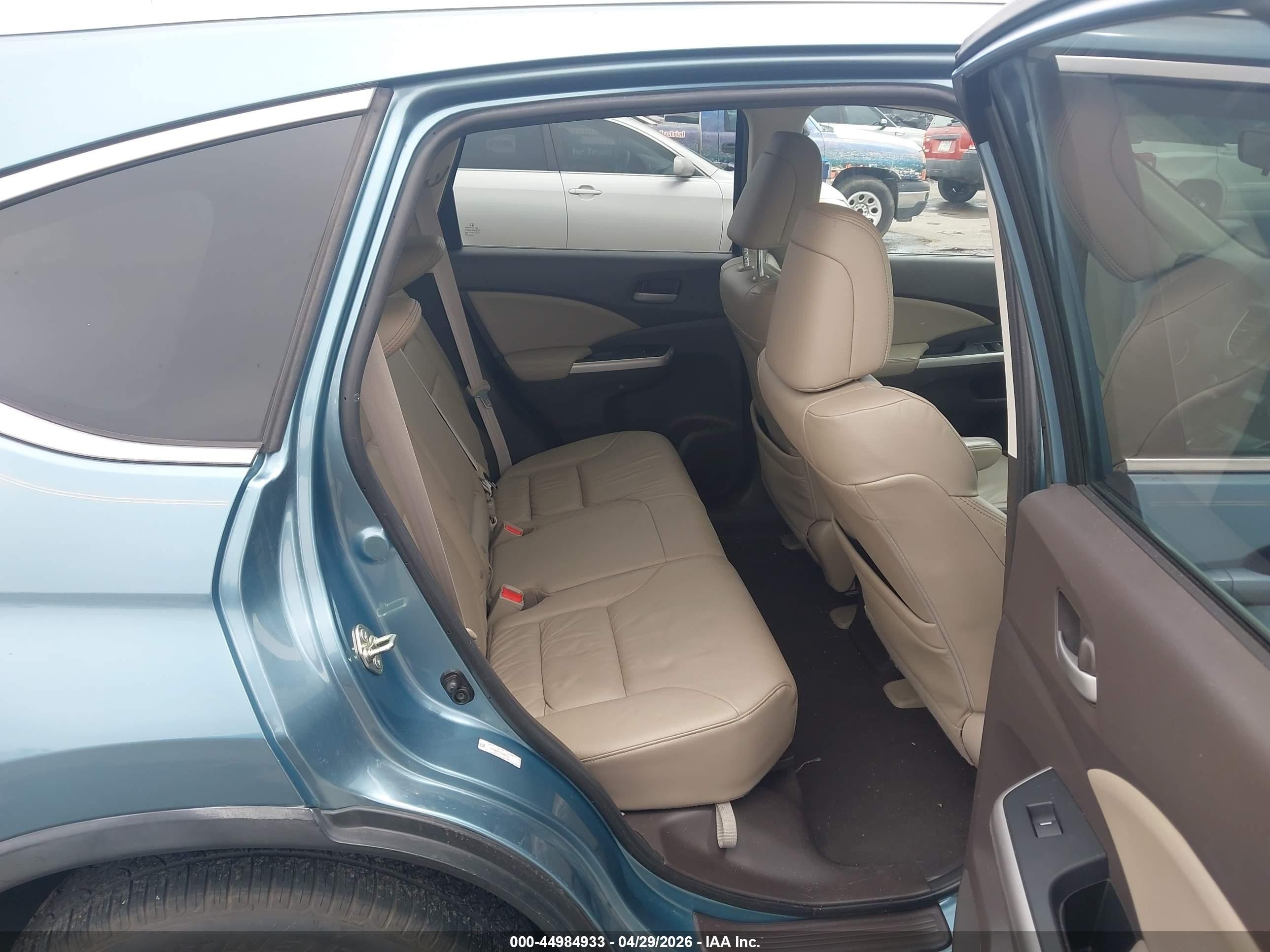 2014 Honda Cr-v Ex-l Green vin: 2HKRM3H71EH557119