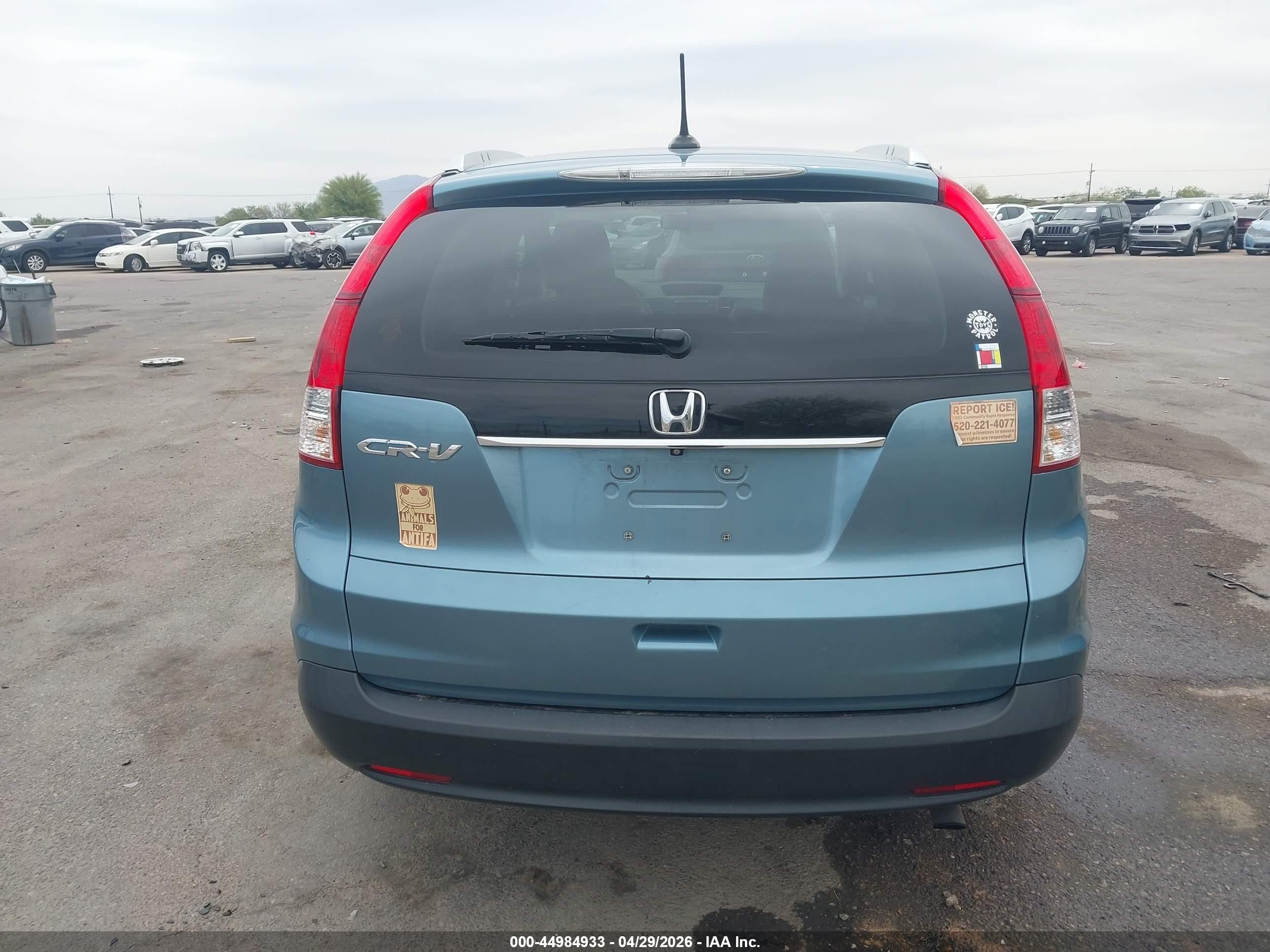 2014 Honda Cr-v Ex-l Green vin: 2HKRM3H71EH557119