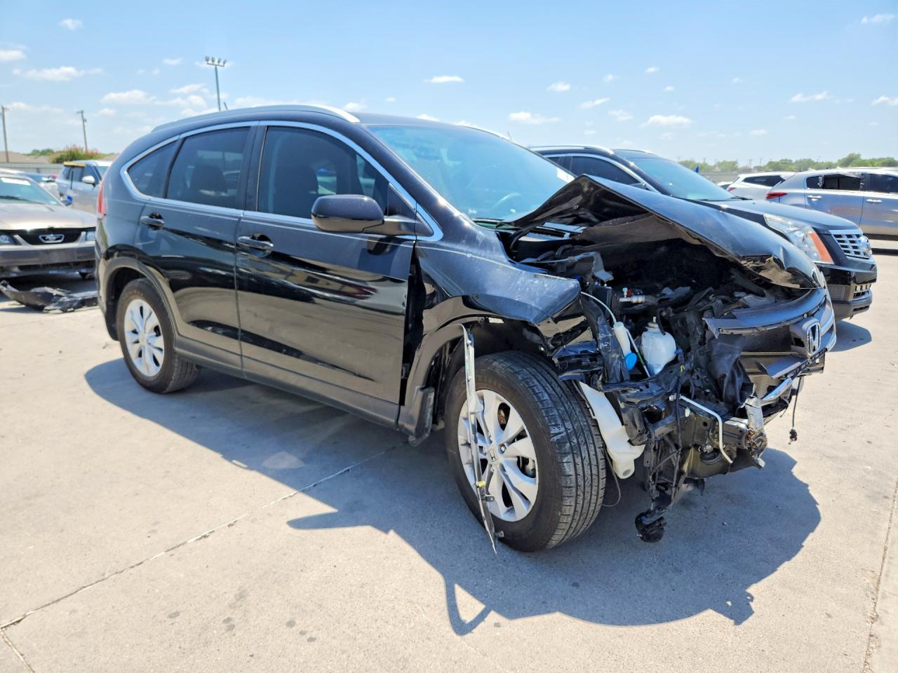 2014 Honda Cr-v Exl Black vin: 2HKRM3H71EH561669