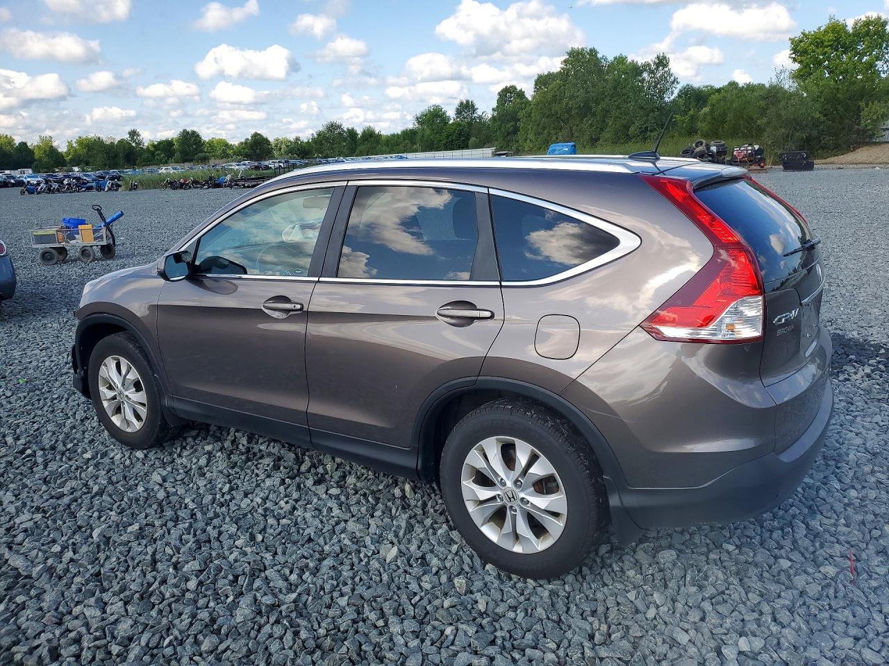 2014 Honda Cr-v Exl Gray vin: 2HKRM3H71EH566080