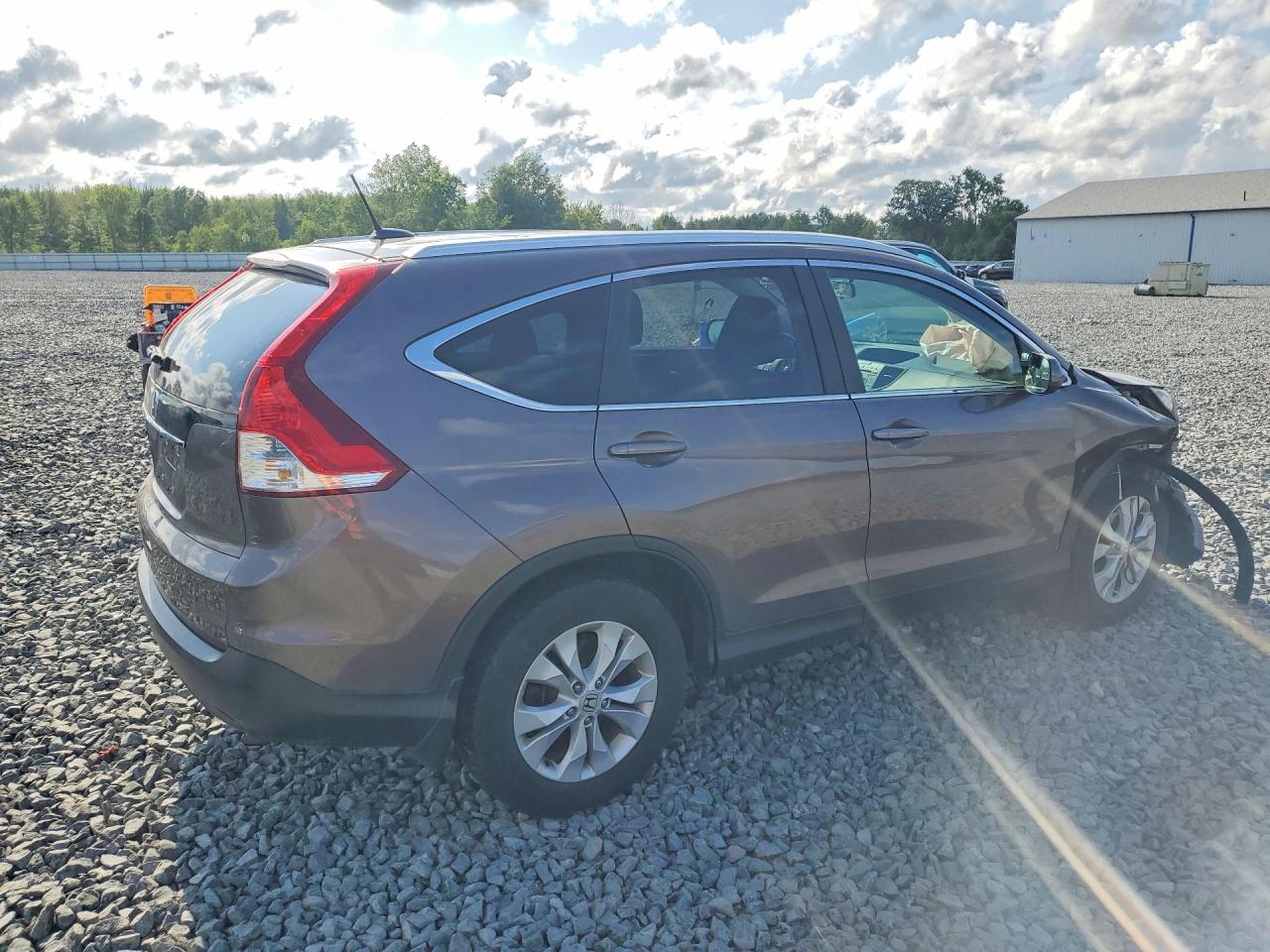 2014 Honda Cr-v Exl Gray vin: 2HKRM3H71EH566080
