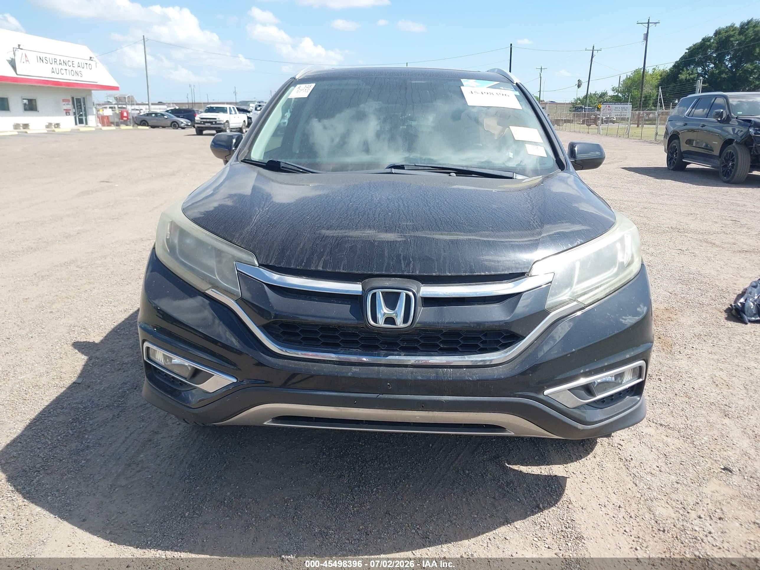 2015 Honda Cr-v Ex-l Black vin: 2HKRM3H71FH506561