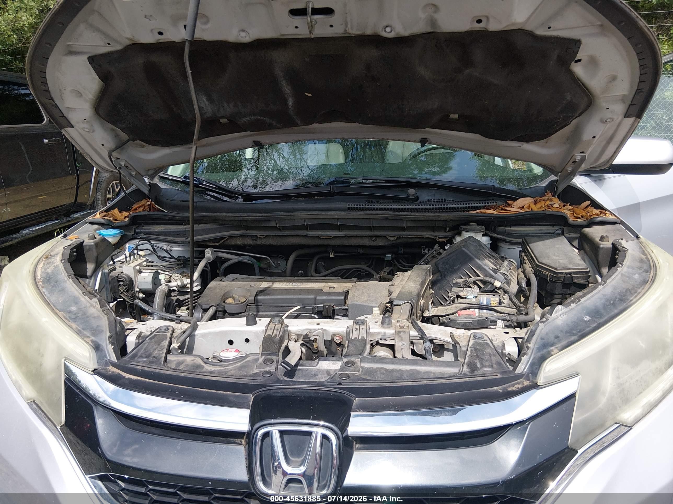 2015 Honda Cr-v Ex-l Silver vin: 2HKRM3H71FH511923