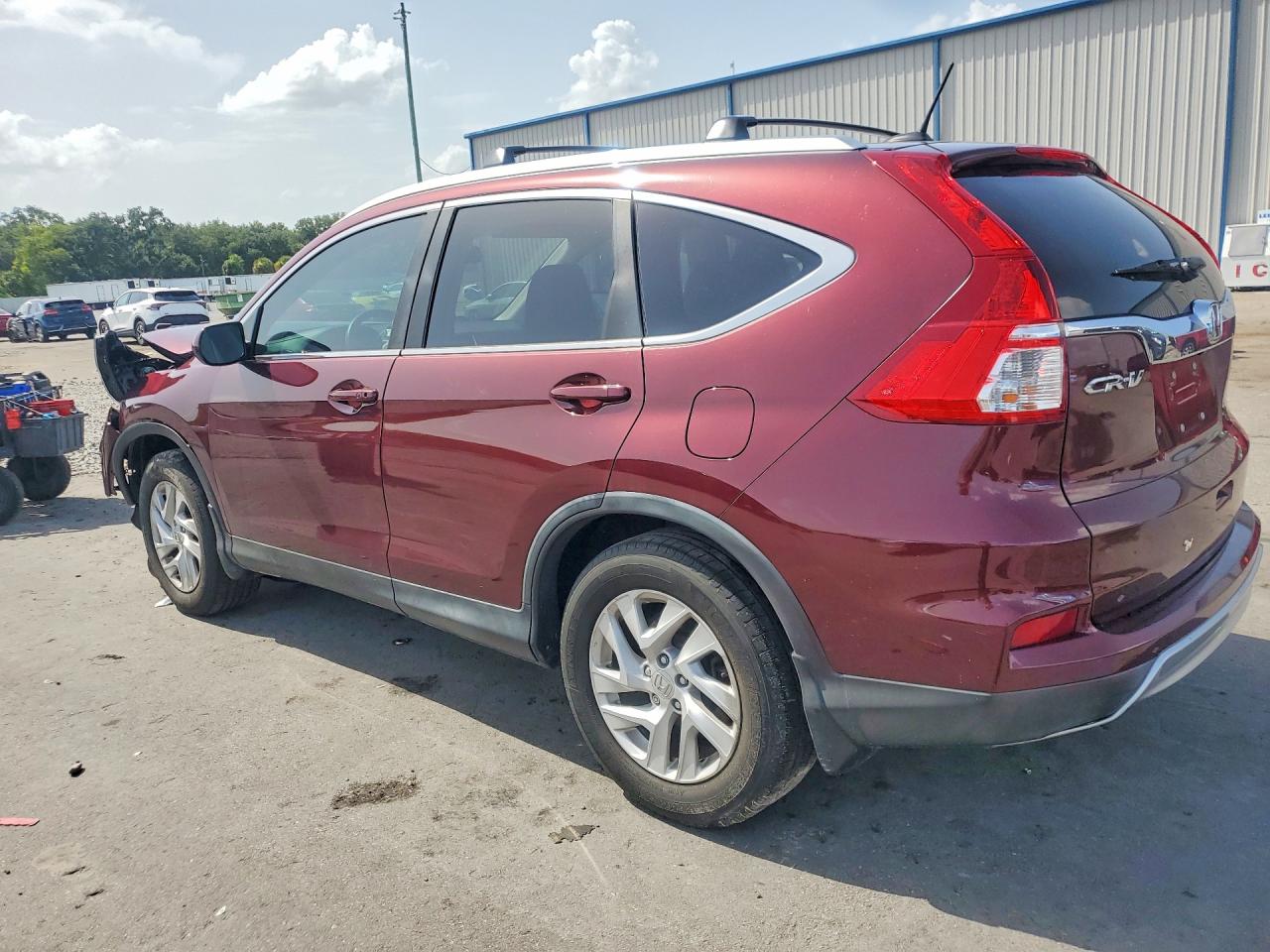 2015 Honda Cr-v Exl Maroon vin: 2HKRM3H71FH525515