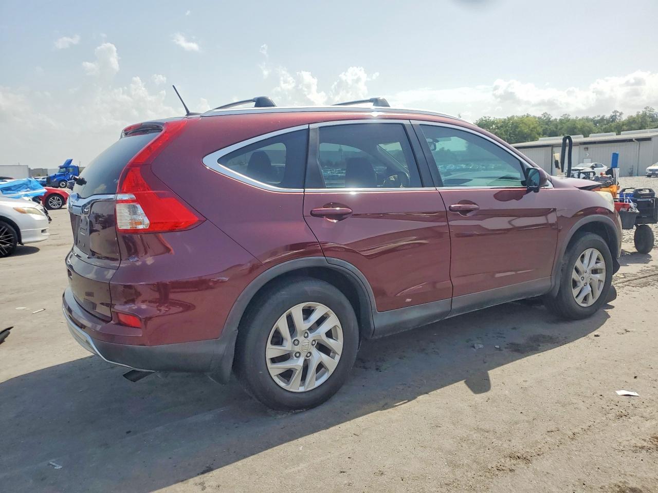 2015 Honda Cr-v Exl Maroon vin: 2HKRM3H71FH525515