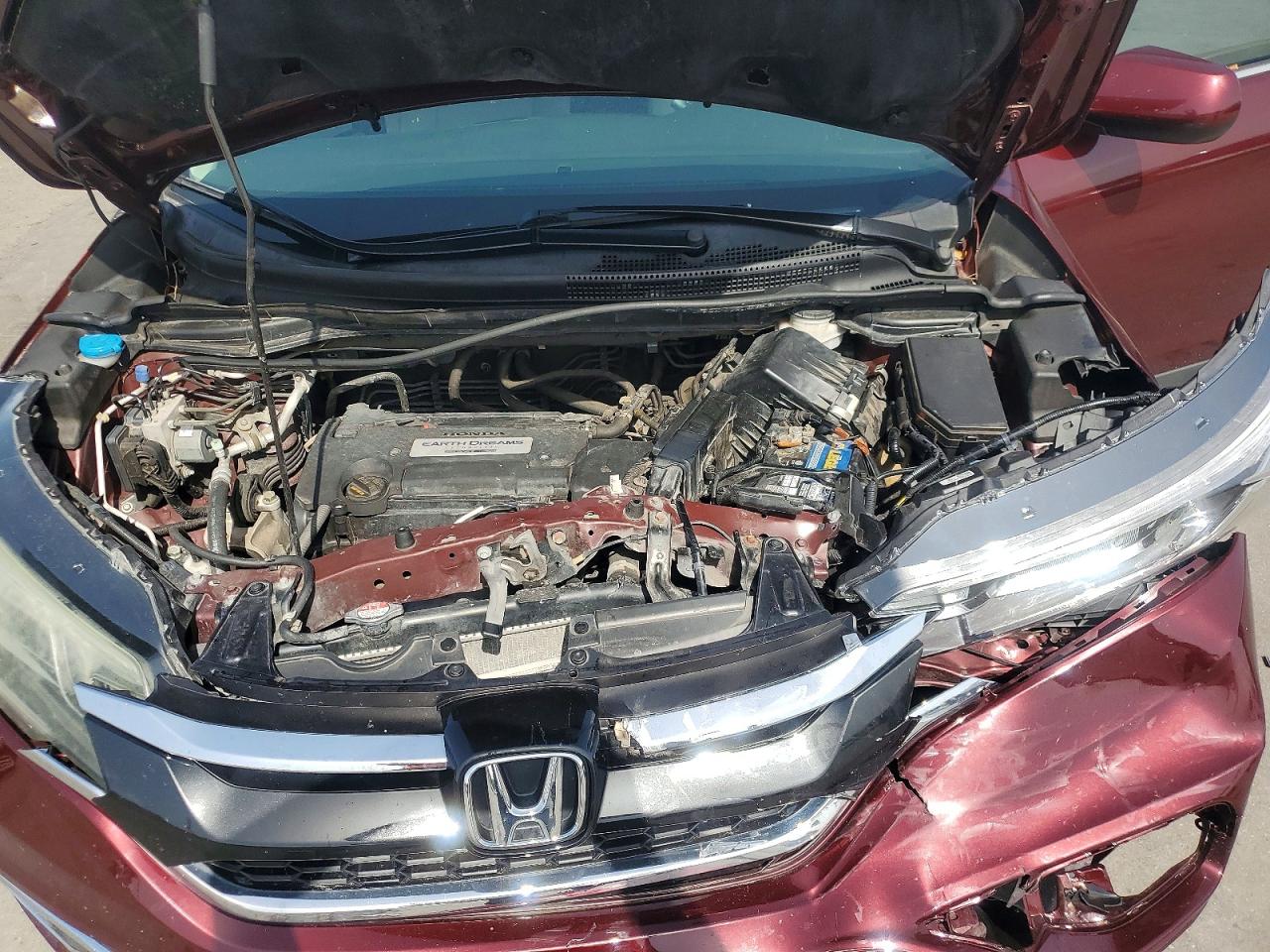 2015 Honda Cr-v Exl Maroon vin: 2HKRM3H71FH525515