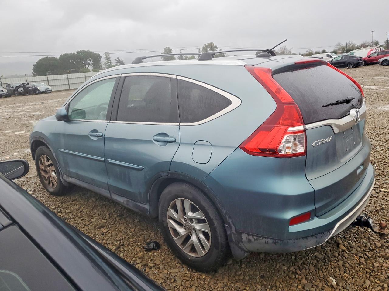 2015 Honda Cr-v Exl Blue vin: 2HKRM3H71FH527507
