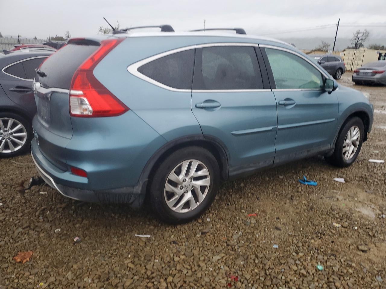 2015 Honda Cr-v Exl Blue vin: 2HKRM3H71FH527507