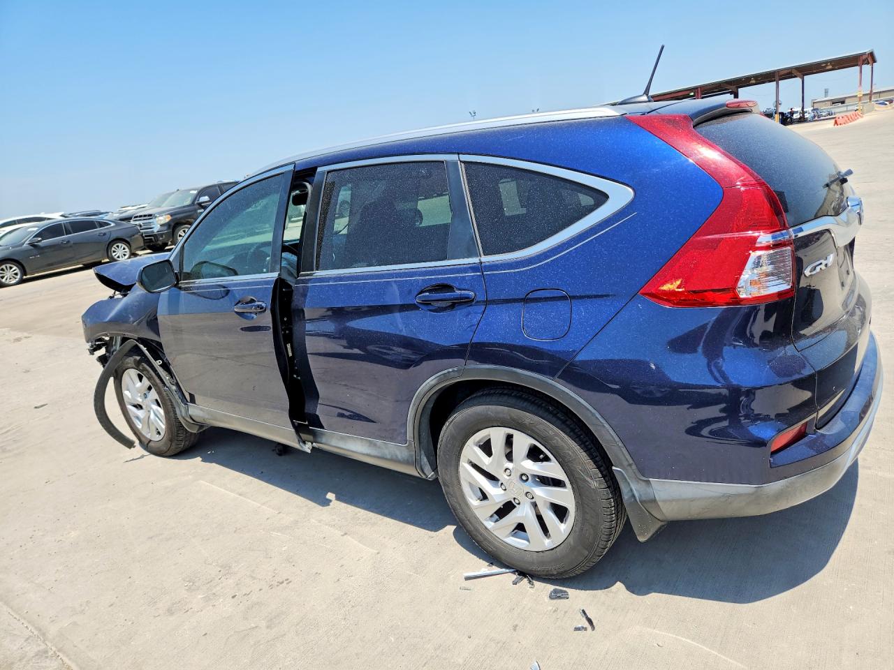 2015 Honda Cr-v Exl Blue vin: 2HKRM3H71FH527667