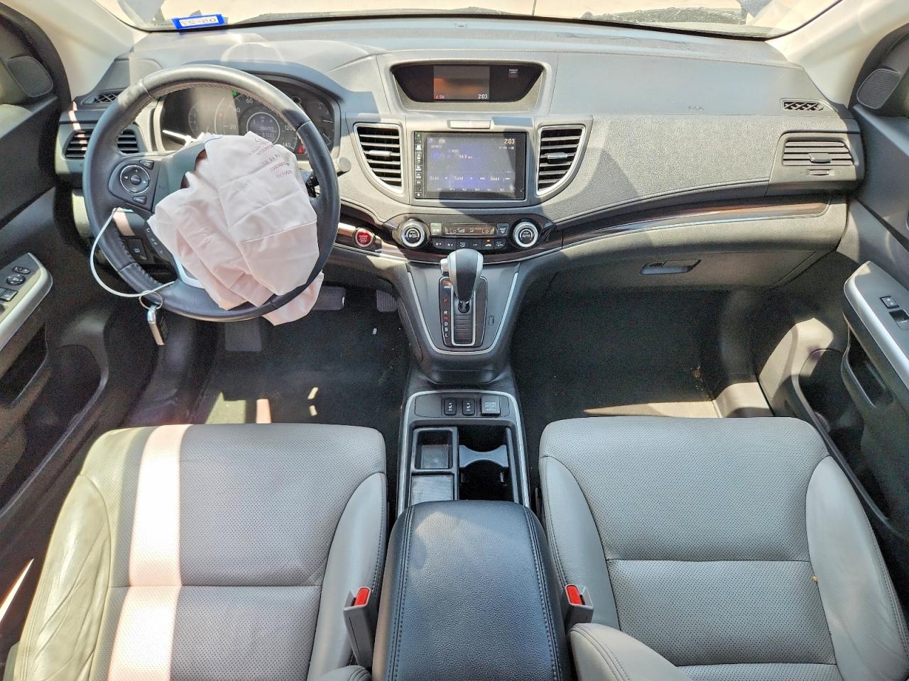 2015 Honda Cr-v Exl Blue vin: 2HKRM3H71FH527667