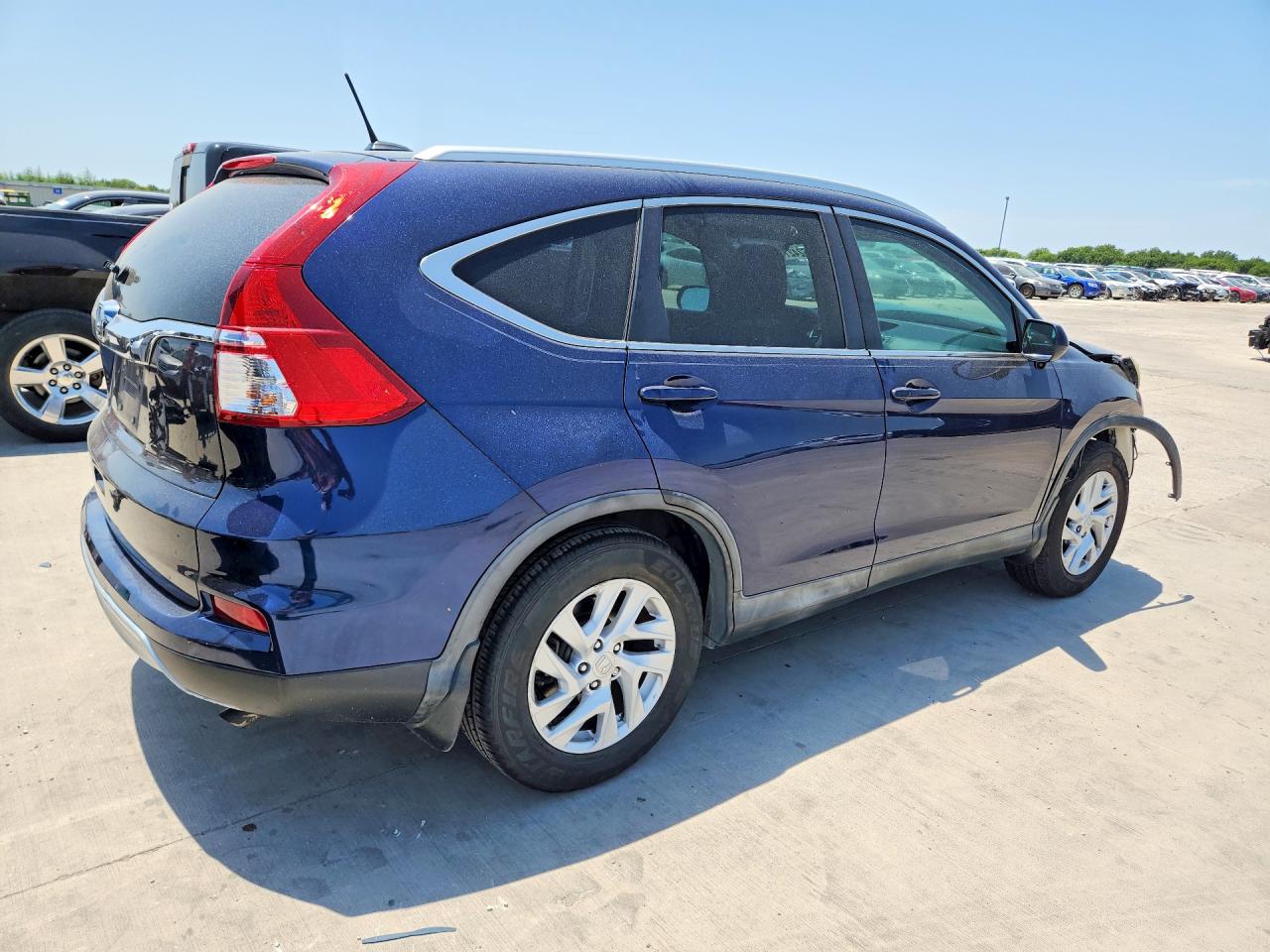 2015 Honda Cr-v Exl Blue vin: 2HKRM3H71FH527667