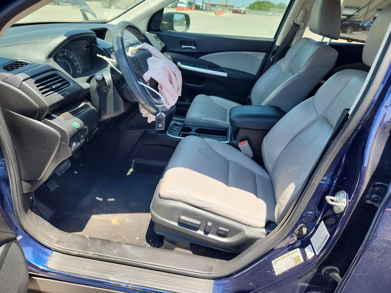 2015 Honda Cr-v Exl Blue vin: 2HKRM3H71FH527667