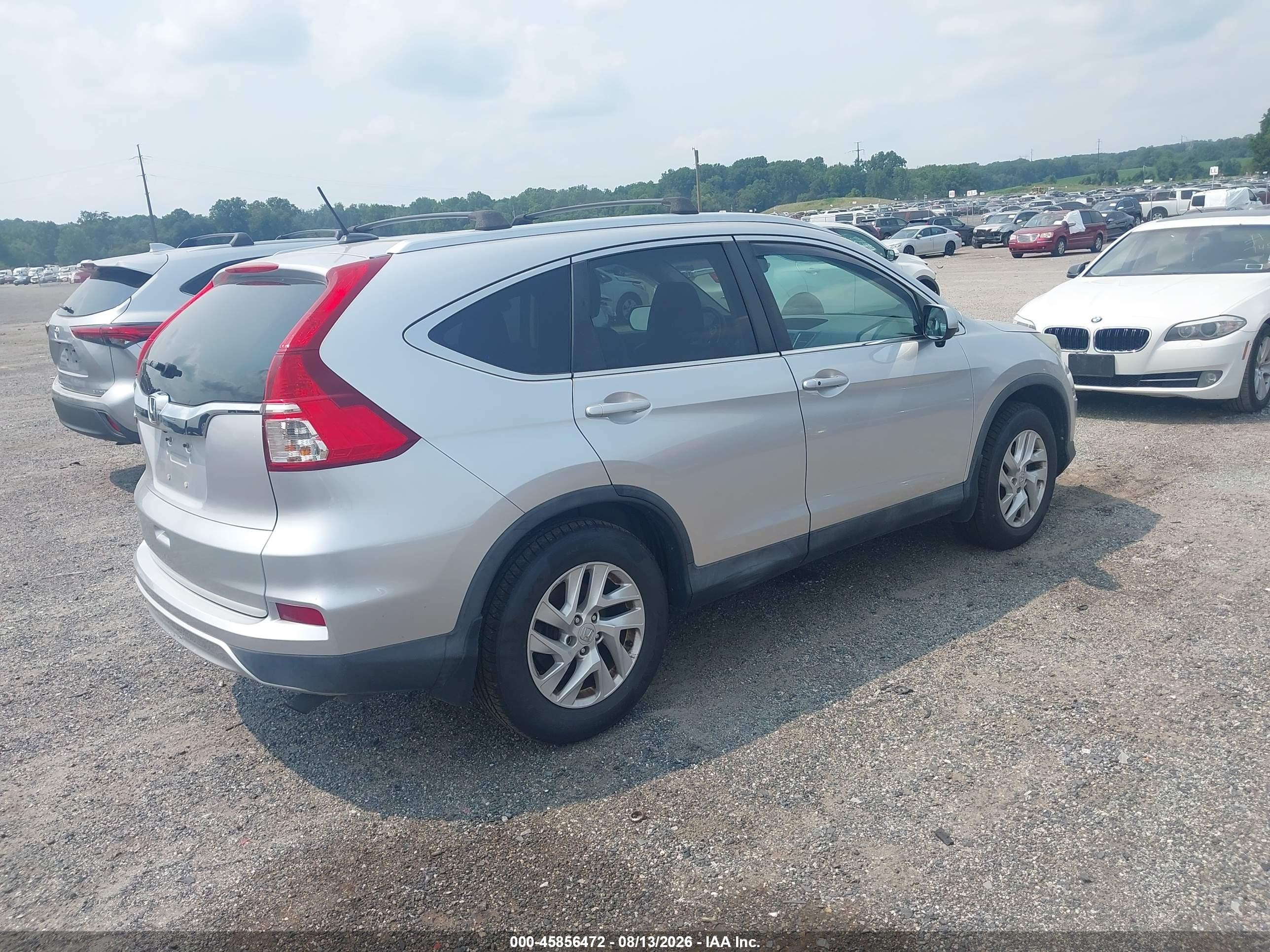 2015 Honda Cr-v Ex-l Серебряный vin: 2HKRM3H71FH534733