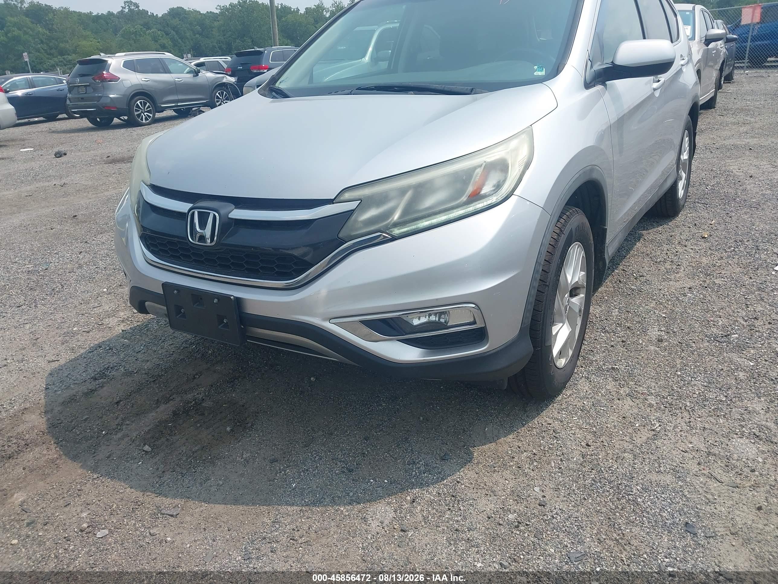 2015 Honda Cr-v Ex-l Серебряный vin: 2HKRM3H71FH534733