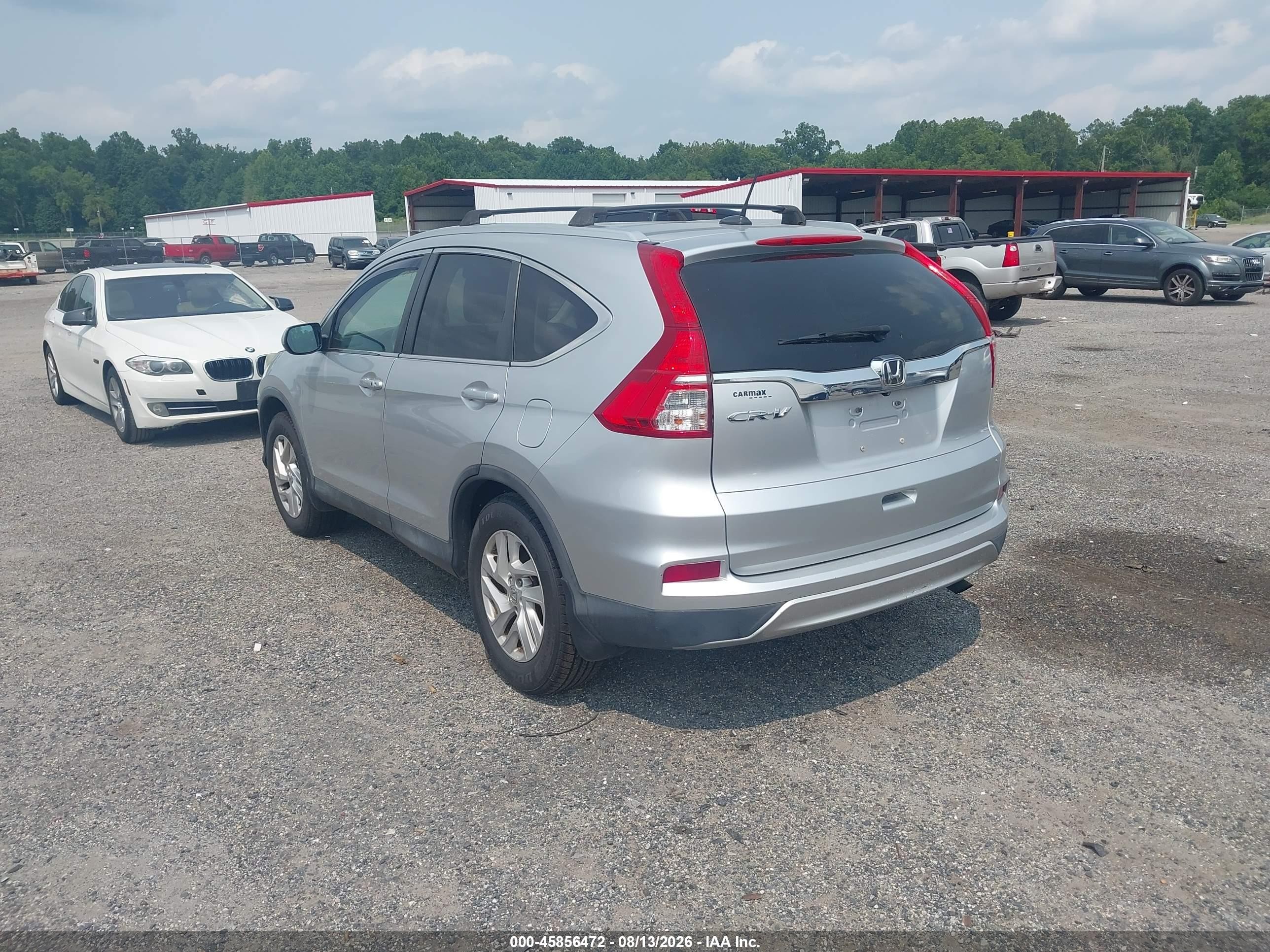2015 Honda Cr-v Ex-l Серебряный vin: 2HKRM3H71FH534733