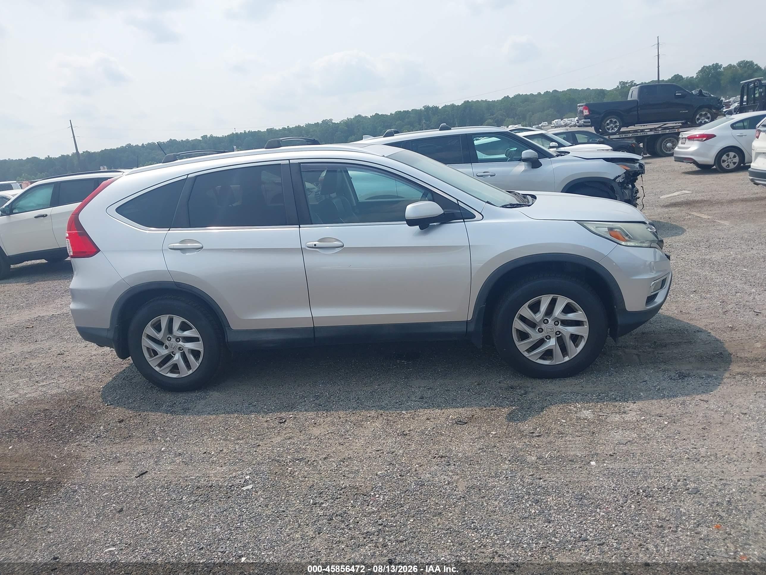 2015 Honda Cr-v Ex-l Серебряный vin: 2HKRM3H71FH534733