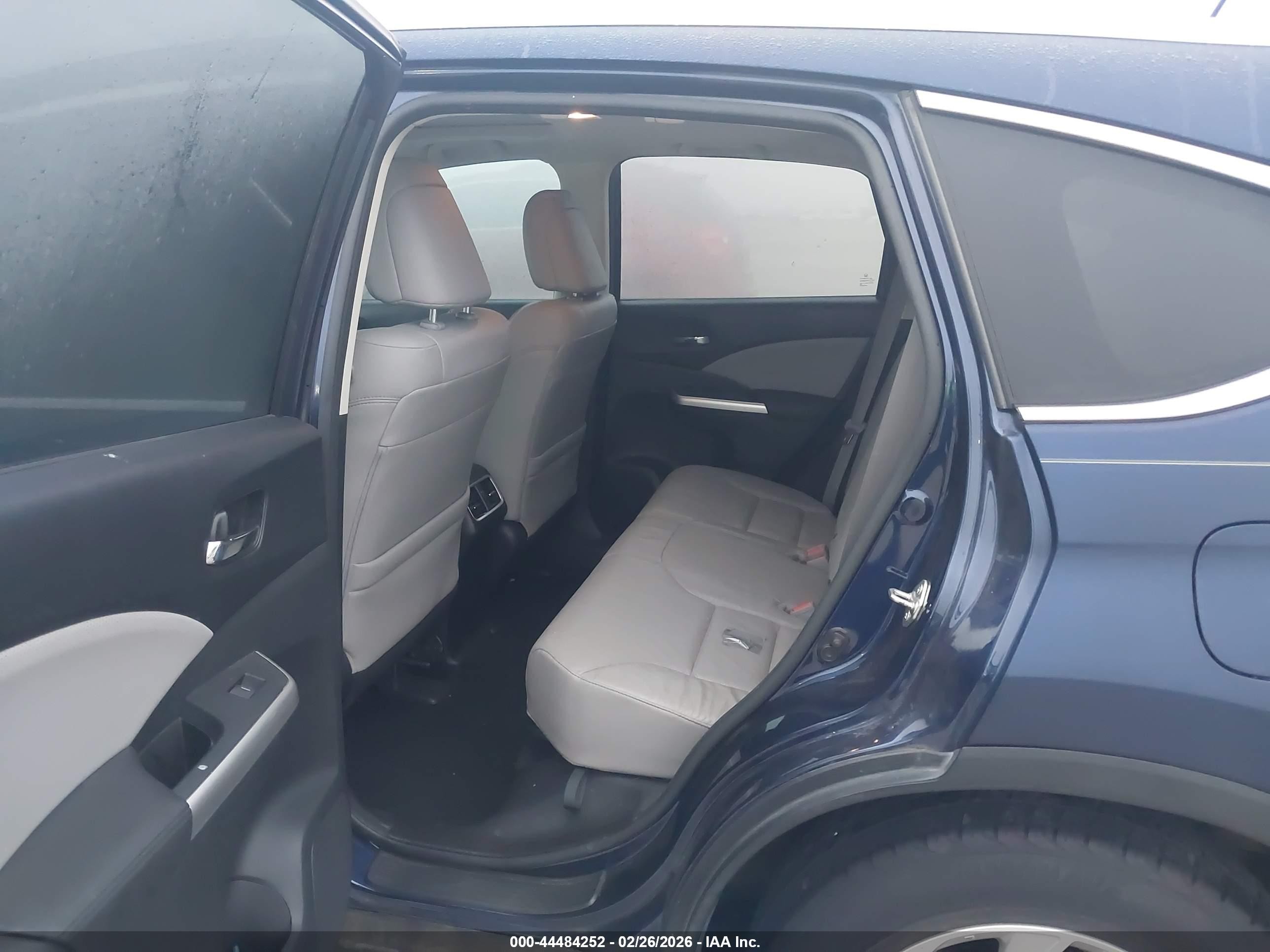 2016 Honda Cr-v Ex-l Blue vin: 2HKRM3H71GH514404