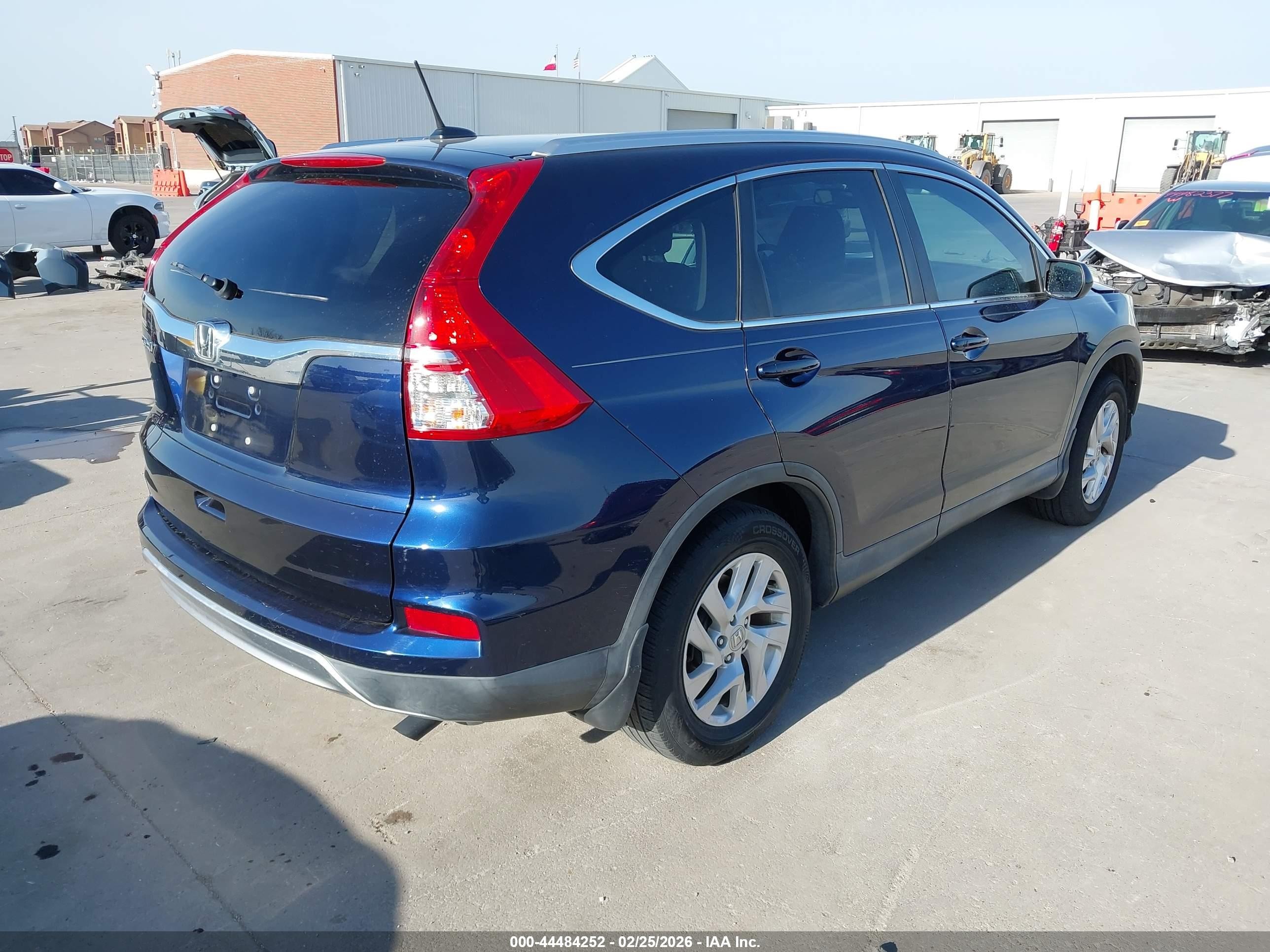 2016 Honda Cr-v Ex-l Blue vin: 2HKRM3H71GH514404