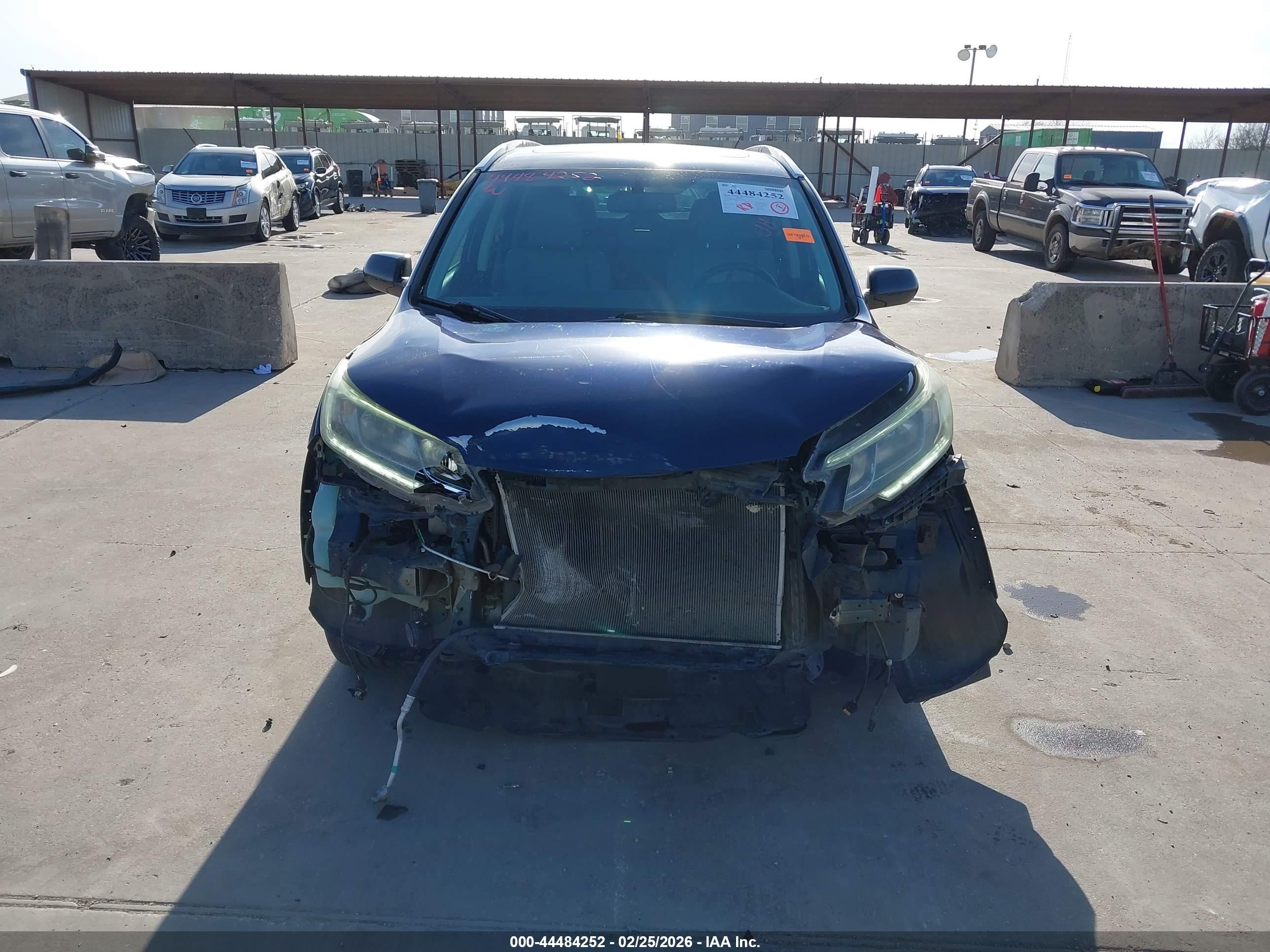 2016 Honda Cr-v Ex-l Blue vin: 2HKRM3H71GH514404