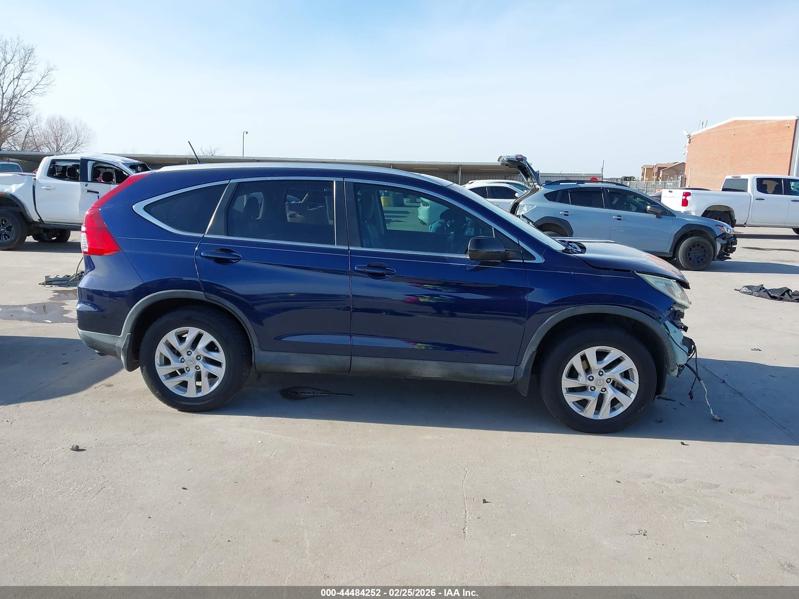 2016 Honda Cr-v Ex-l Blue vin: 2HKRM3H71GH514404