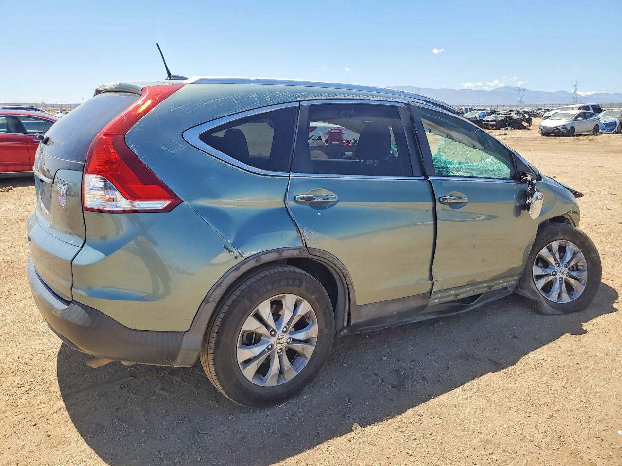 2012 Honda Cr-v Teal vin: 2HKRM3H72CH510484