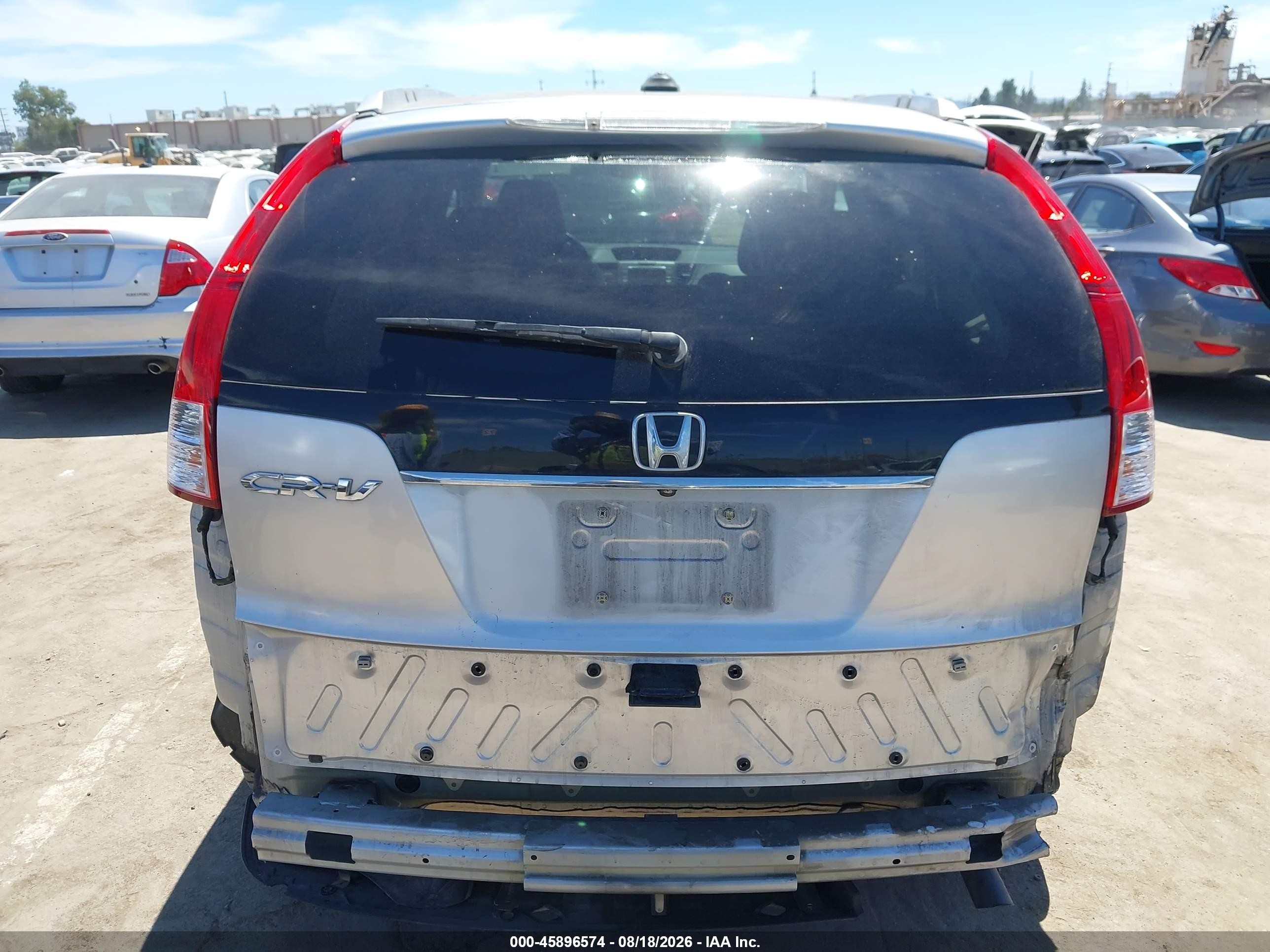 2012 Honda Cr-v Ex-l Silver vin: 2HKRM3H72CH511604