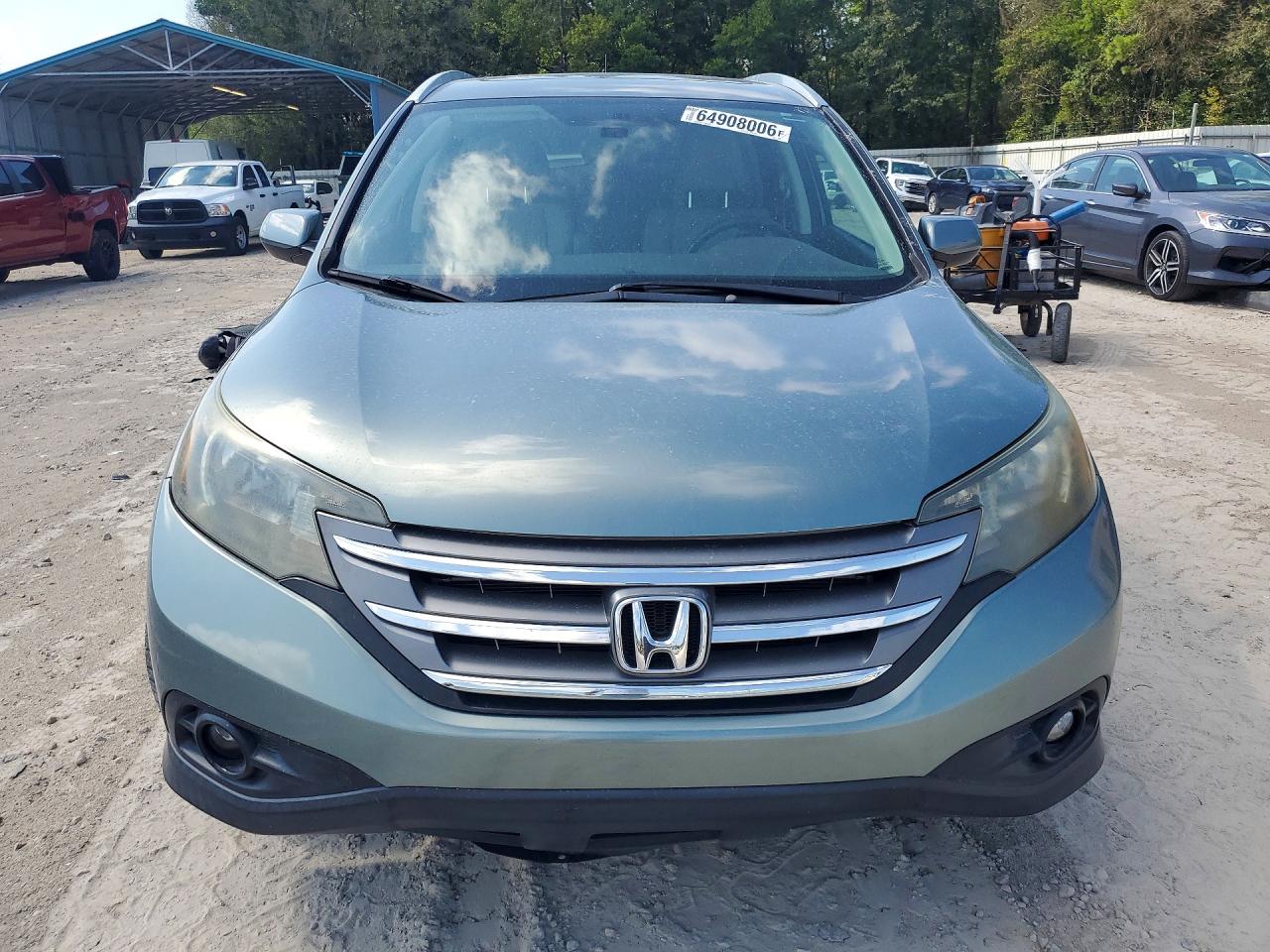 2012 Honda Cr-v Exl Зеленый vin: 2HKRM3H72CH513613