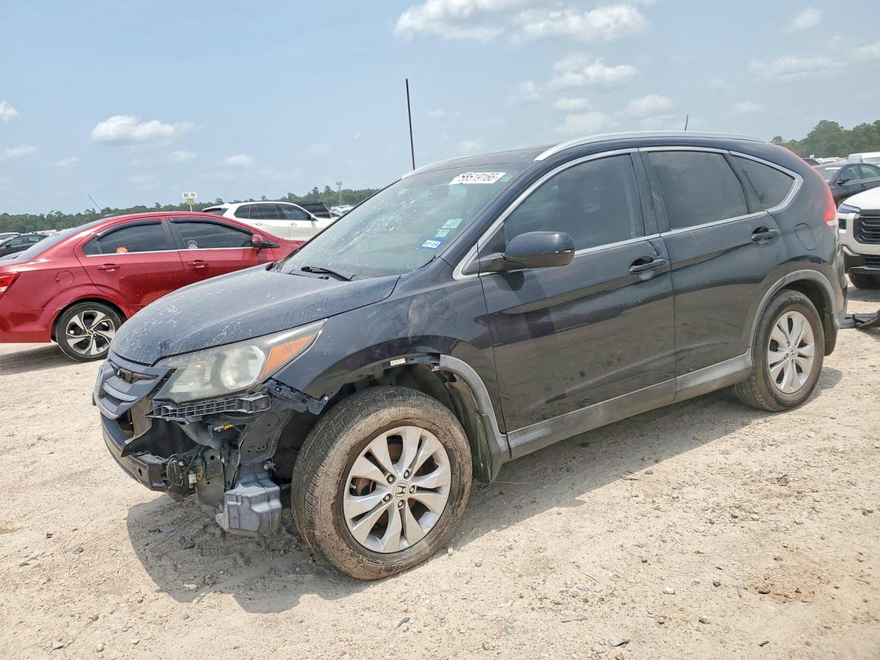 2013 Honda Cr-v Exl Black vin: 2HKRM3H72DH507134