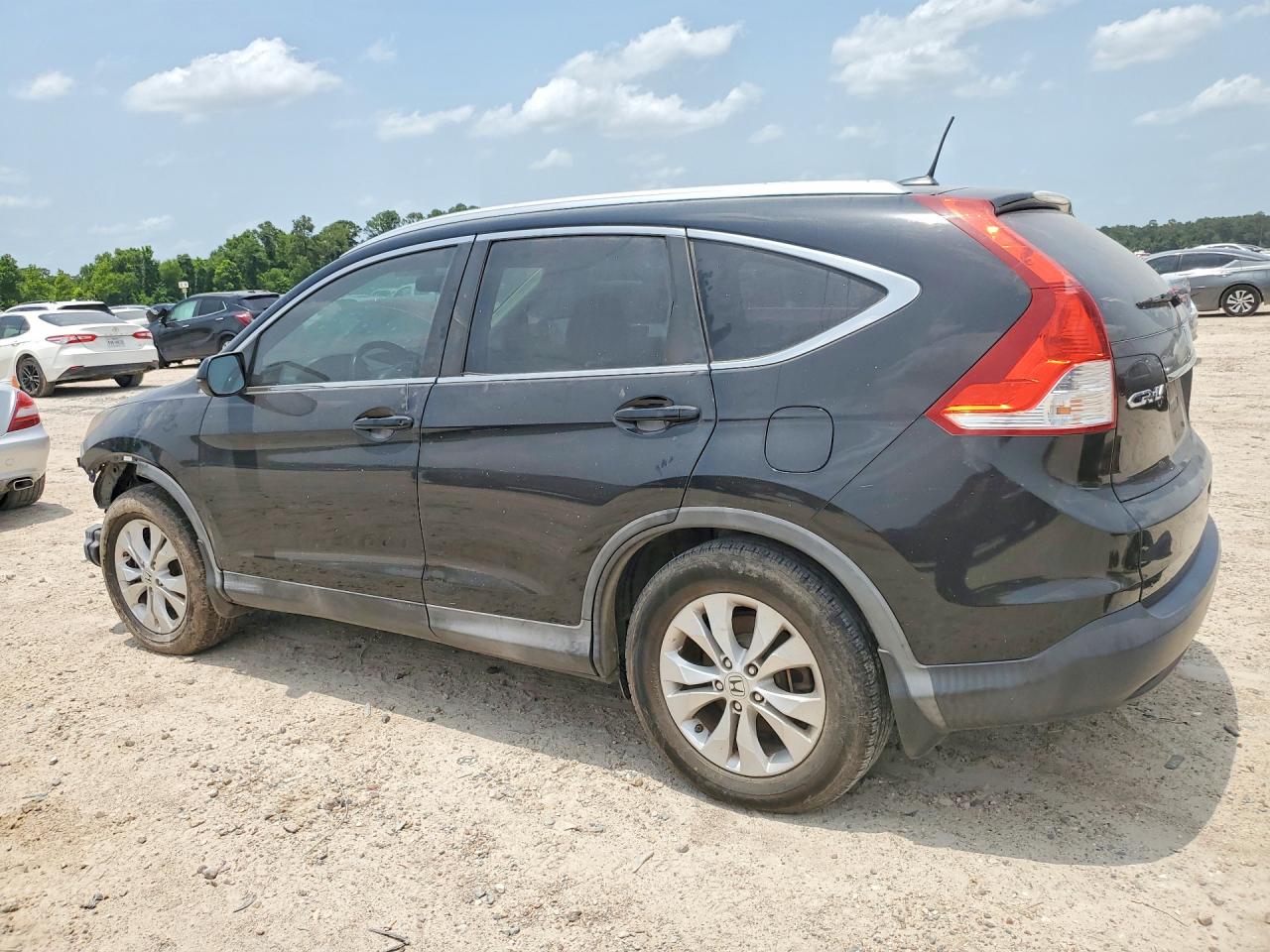 2013 Honda Cr-v Exl Black vin: 2HKRM3H72DH507134
