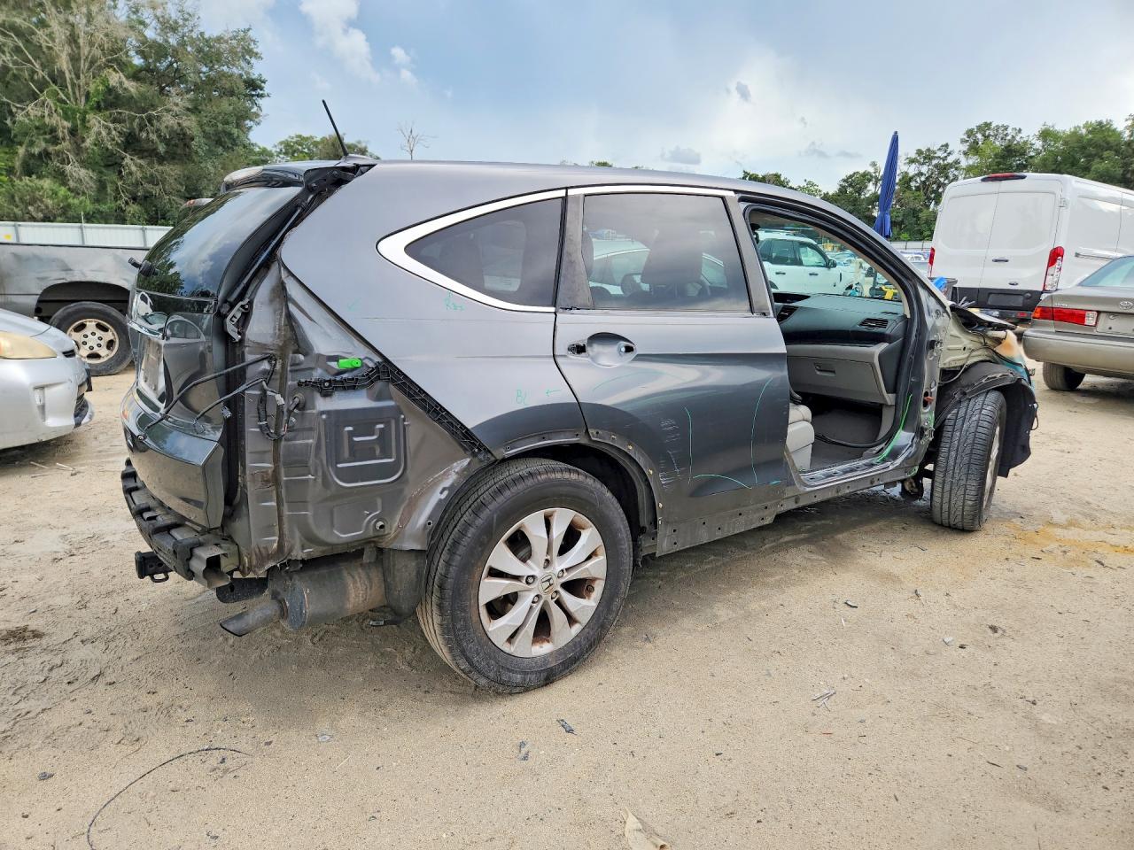 2013 Honda Cr-v Exl Gray vin: 2HKRM3H72DH510163