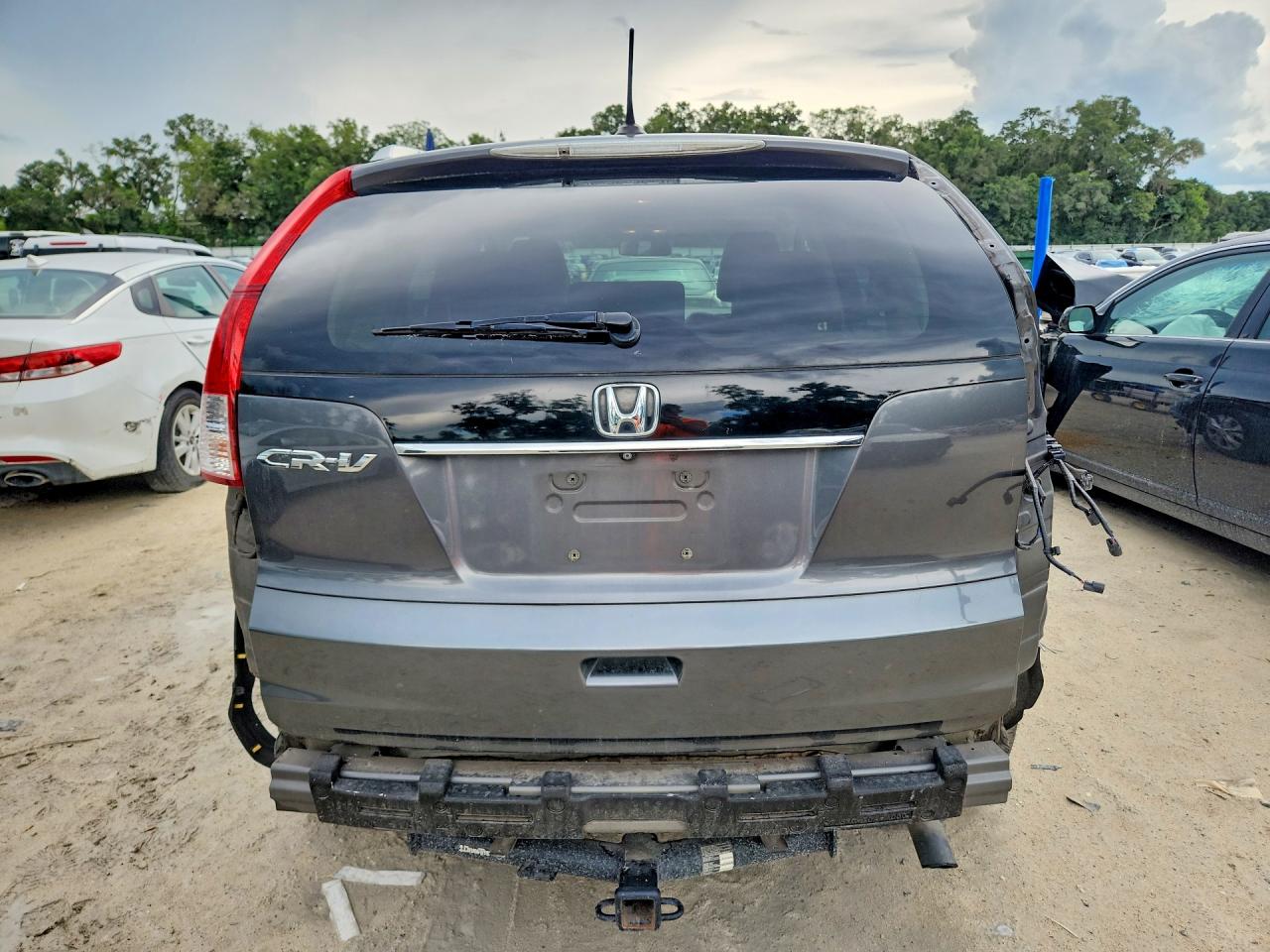 2013 Honda Cr-v Exl Gray vin: 2HKRM3H72DH510163