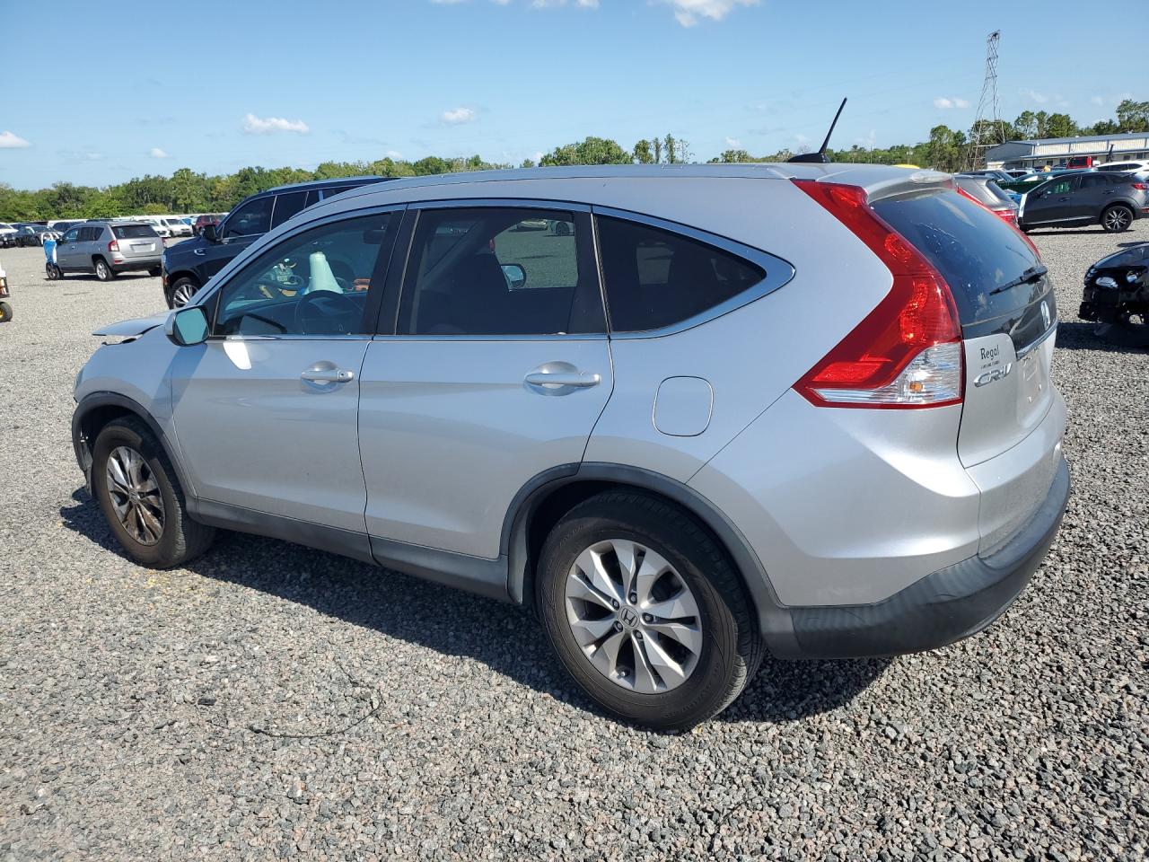 2014 Honda Cr-v Exl Silver vin: 2HKRM3H72EH537705