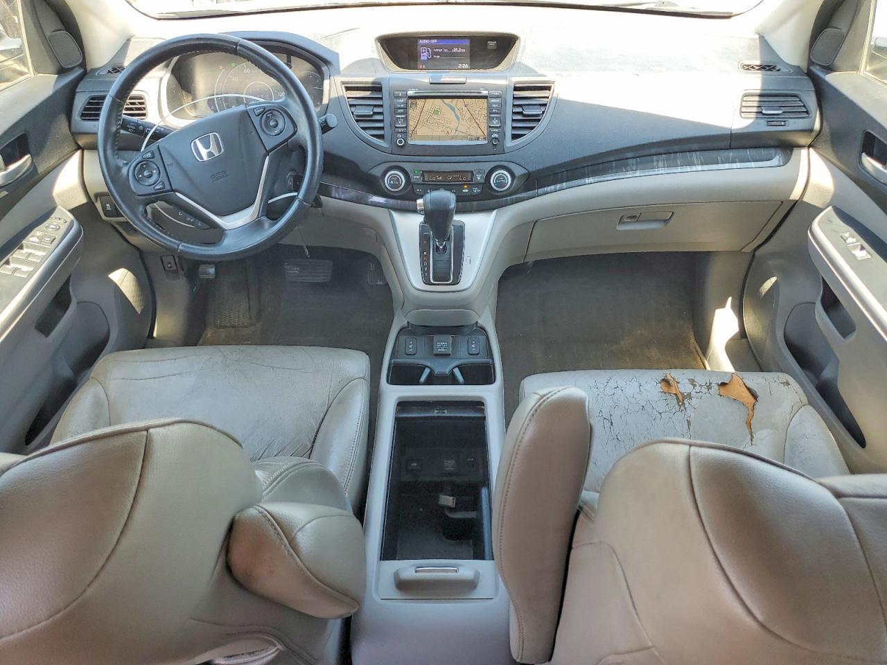 2014 Honda Cr-v Exl Gray vin: 2HKRM3H72EH537834