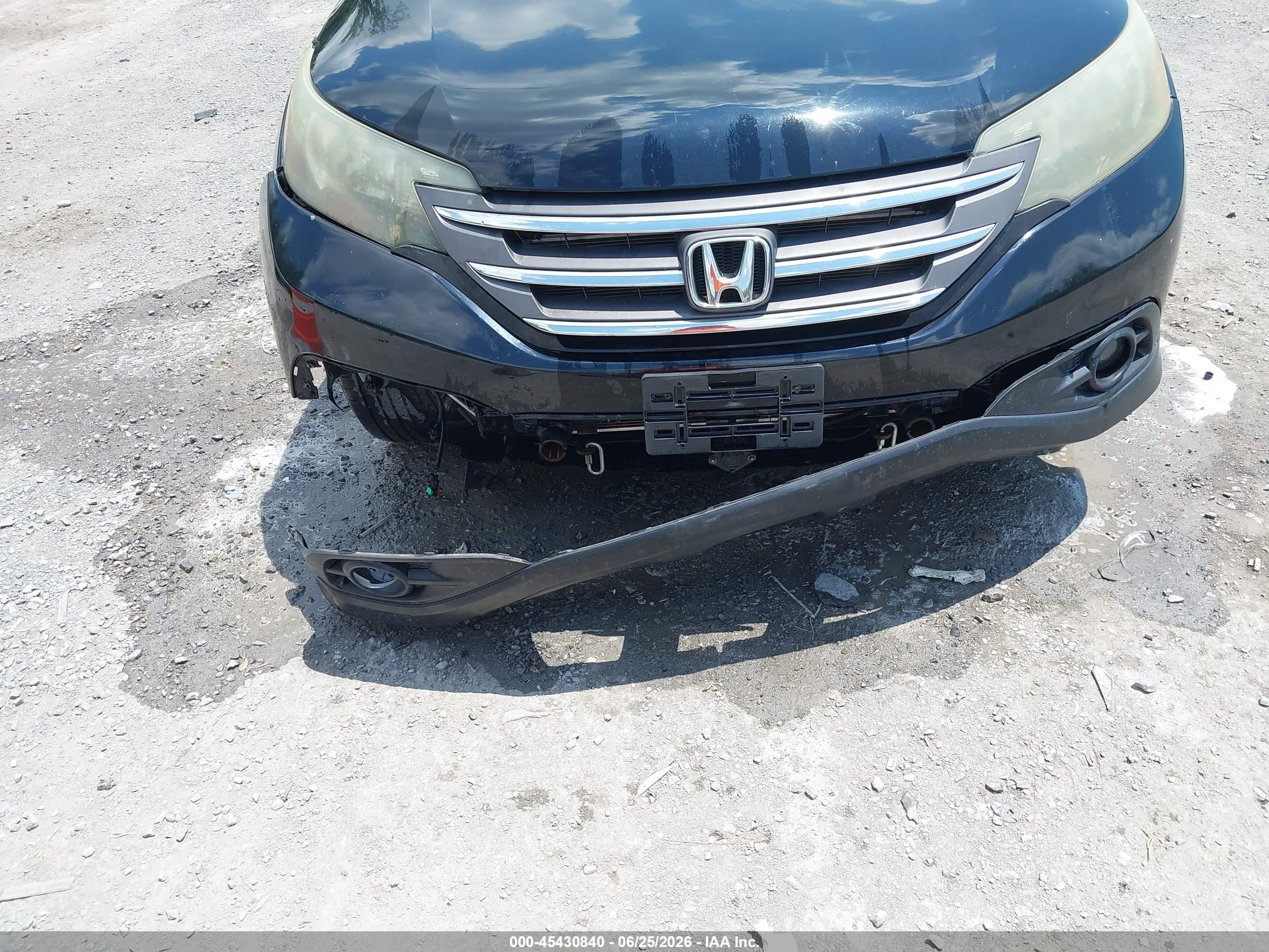2014 Honda Cr-v Ex-l Black vin: 2HKRM3H72EH542158