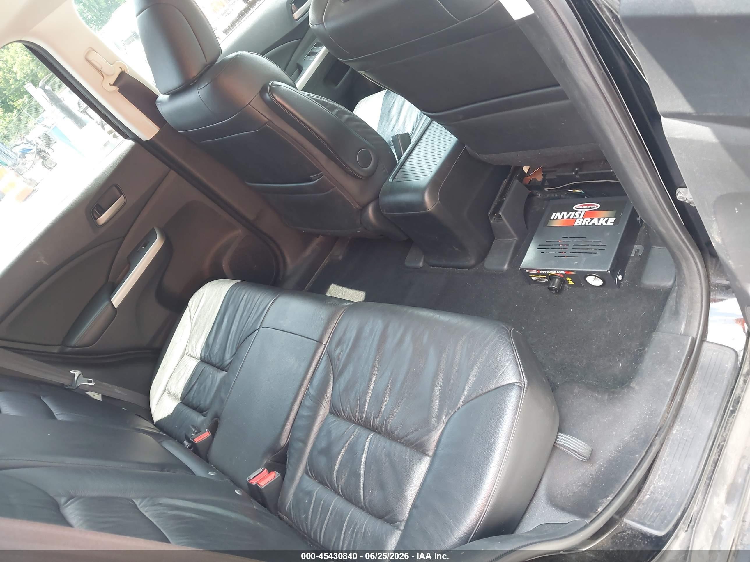 2014 Honda Cr-v Ex-l Black vin: 2HKRM3H72EH542158