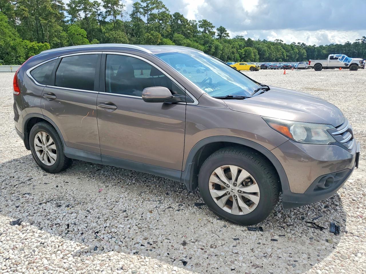 2014 Honda Cr-v Exl Gray vin: 2HKRM3H72EH549630