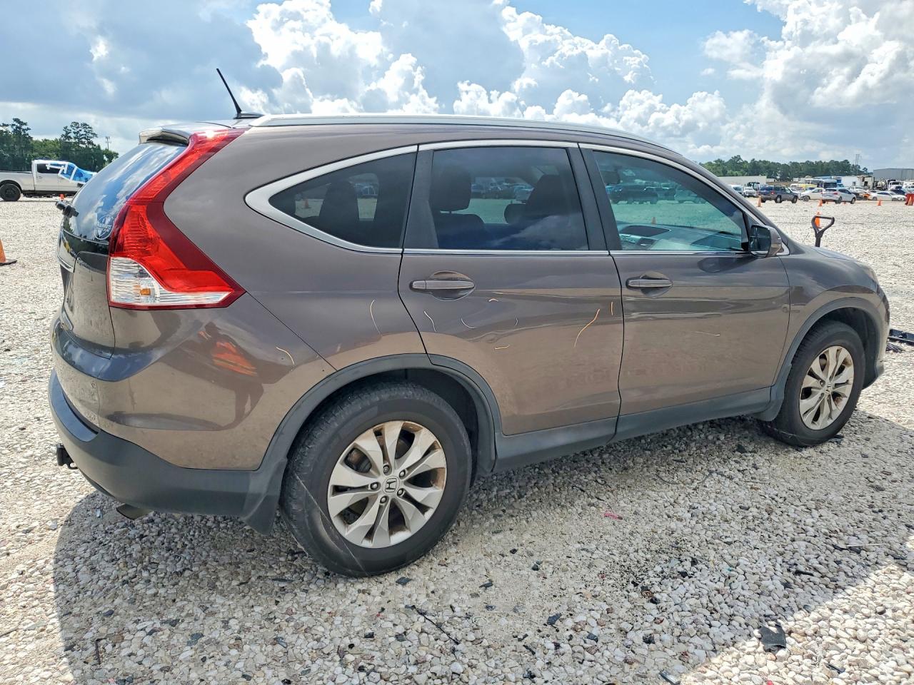 2014 Honda Cr-v Exl Gray vin: 2HKRM3H72EH549630
