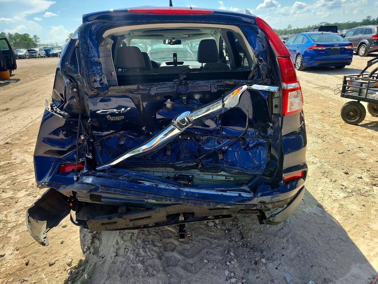 2015 Honda Cr-v Exl Blue vin: 2HKRM3H72FH515530