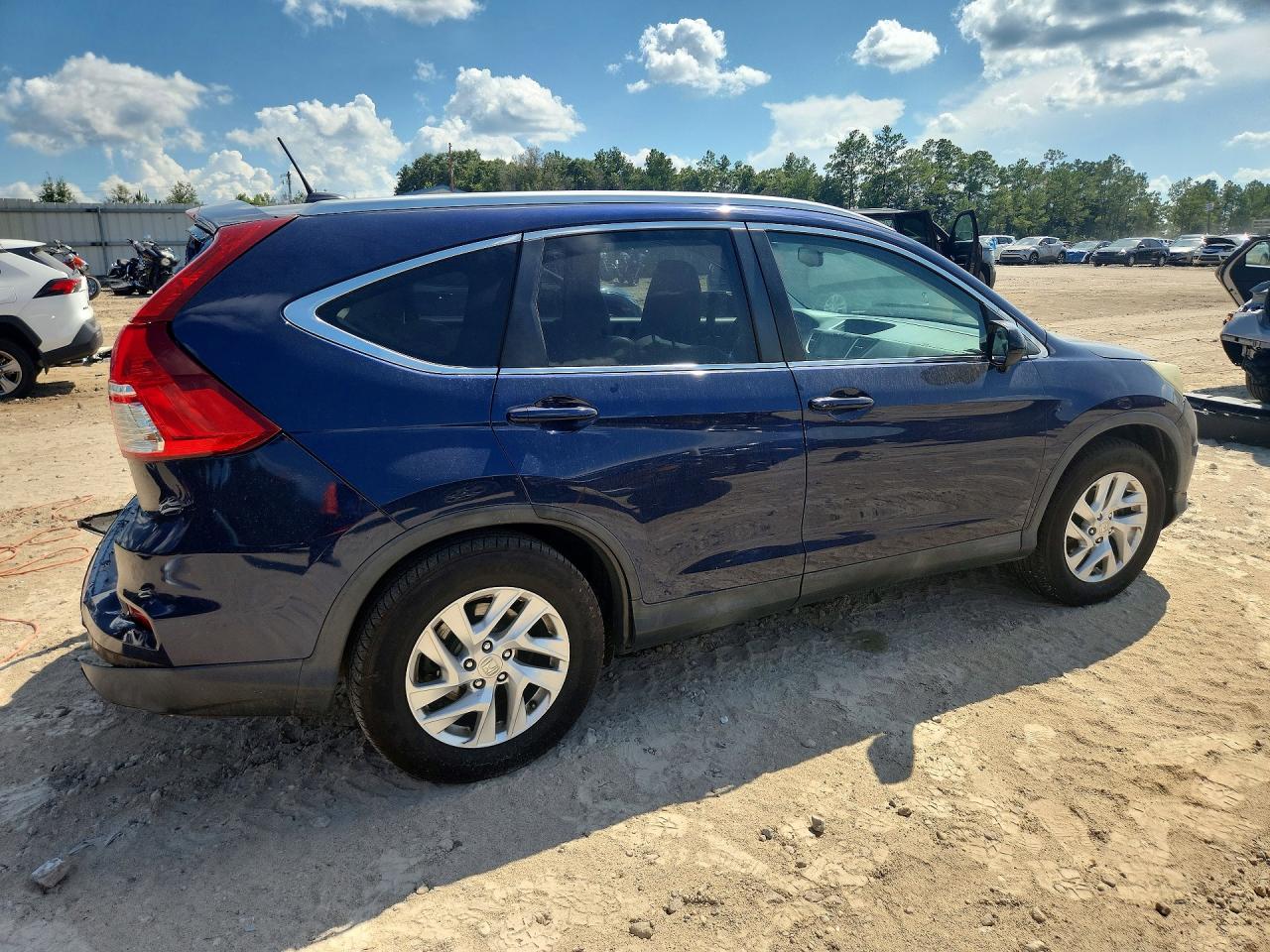 2015 Honda Cr-v Exl Blue vin: 2HKRM3H72FH515530
