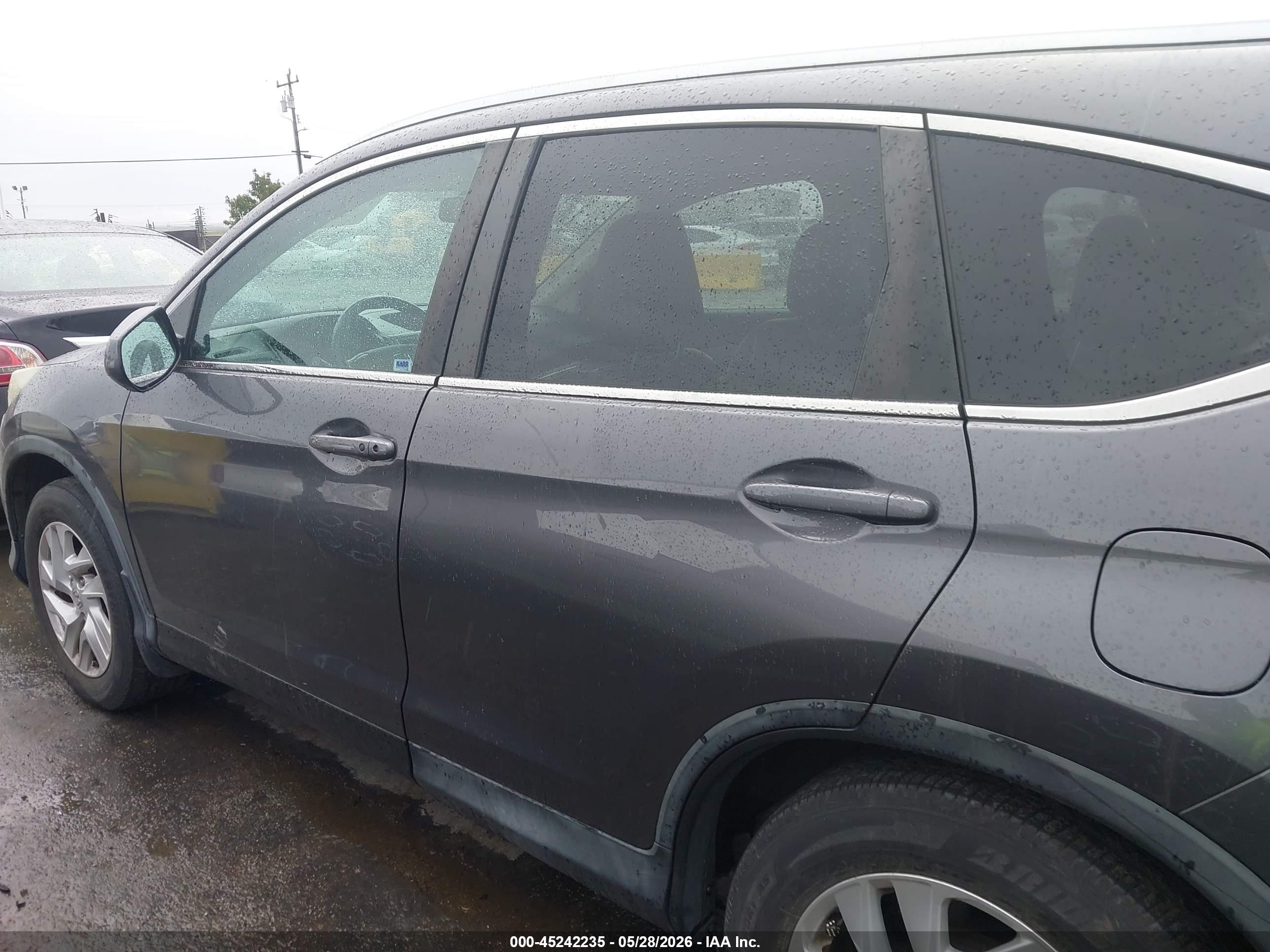 2015 Honda Cr-v Ex-l Gray vin: 2HKRM3H72FH521716