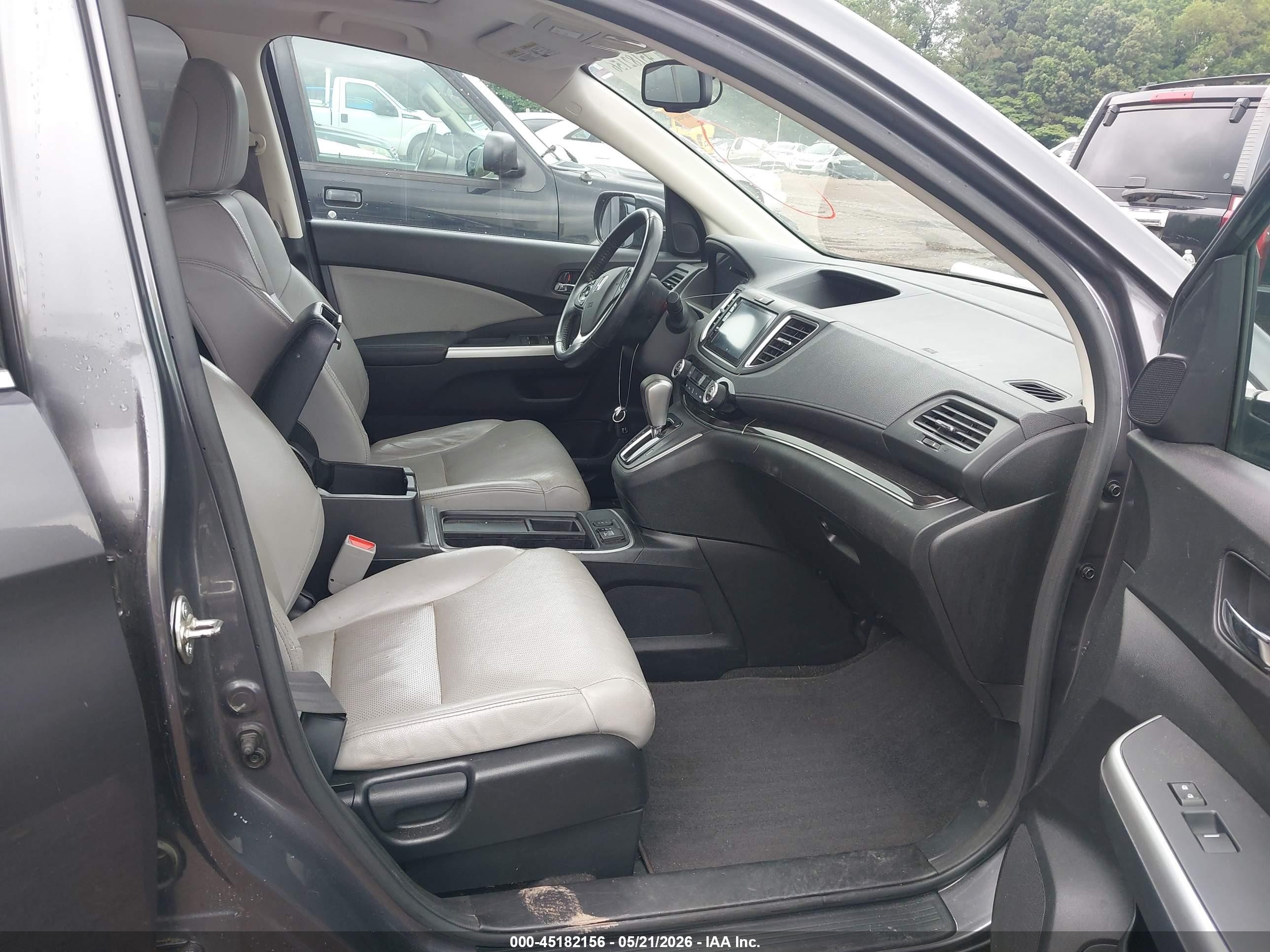 2015 Honda Cr-v Ex-l Серый vin: 2HKRM3H72FH534143