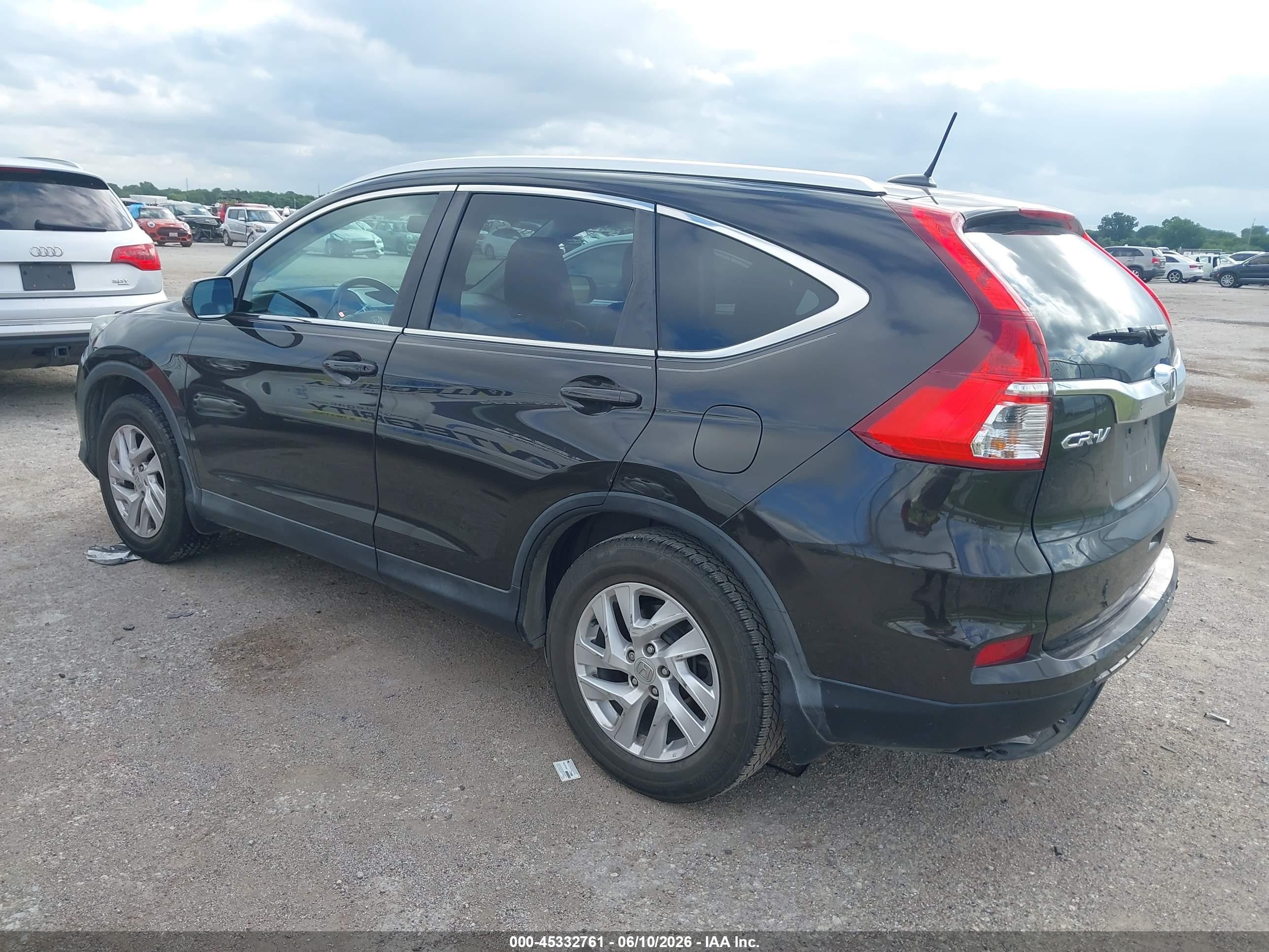 2015 Honda Cr-v Ex-l Brown vin: 2HKRM3H72FH538922