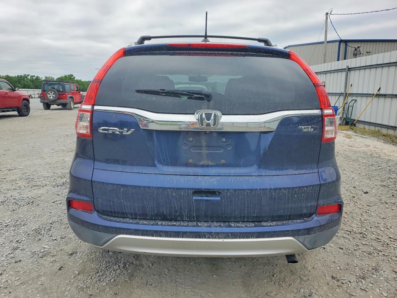 2015 Honda Cr-v Exl Синий vin: 2HKRM3H72FH549807